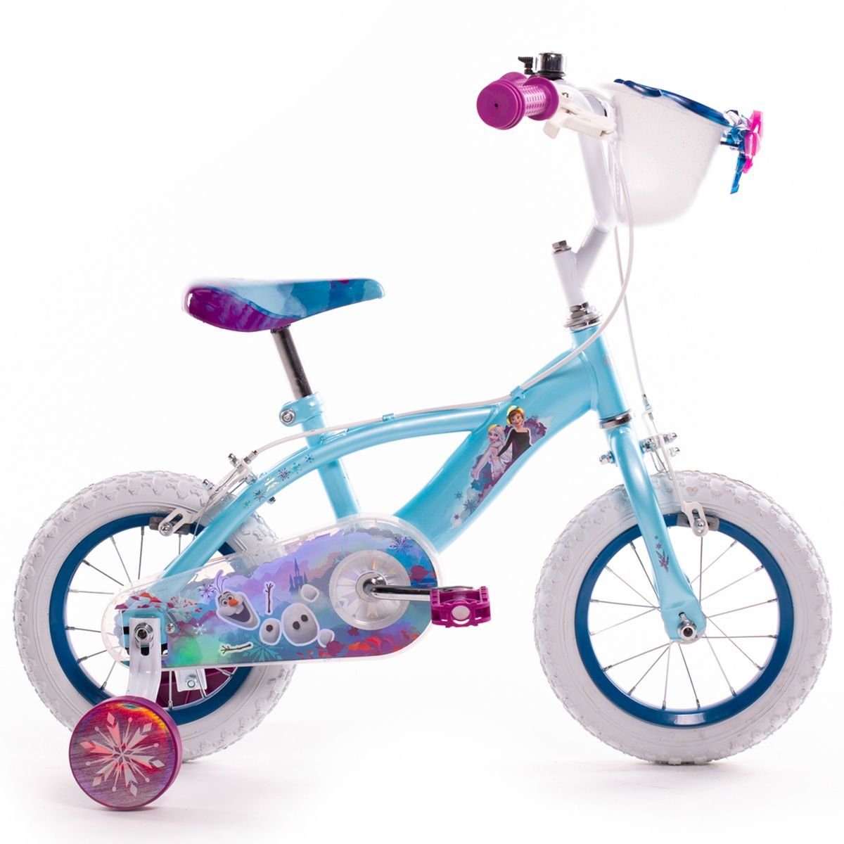 1 Fahrrad Stützräder Mädchen Kinderfahrrad Rad Gang, 22971w, Korb, Kinder 12 Eiskönigin Frozen Rad Elsa Huffy Zoll