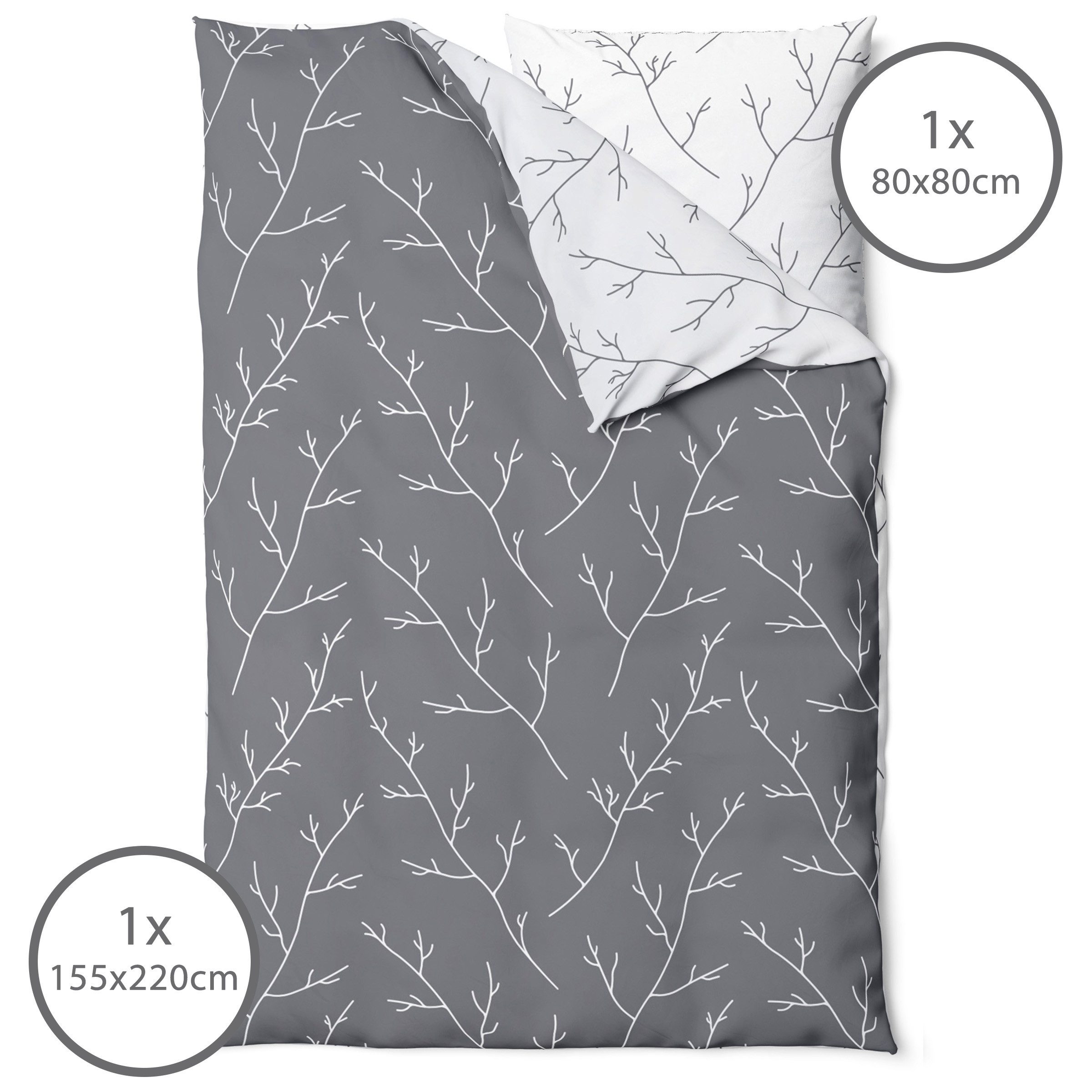 LINKHOFF Wendebettwäsche Biber Bettwäsche 135x200 / günstig online kaufen