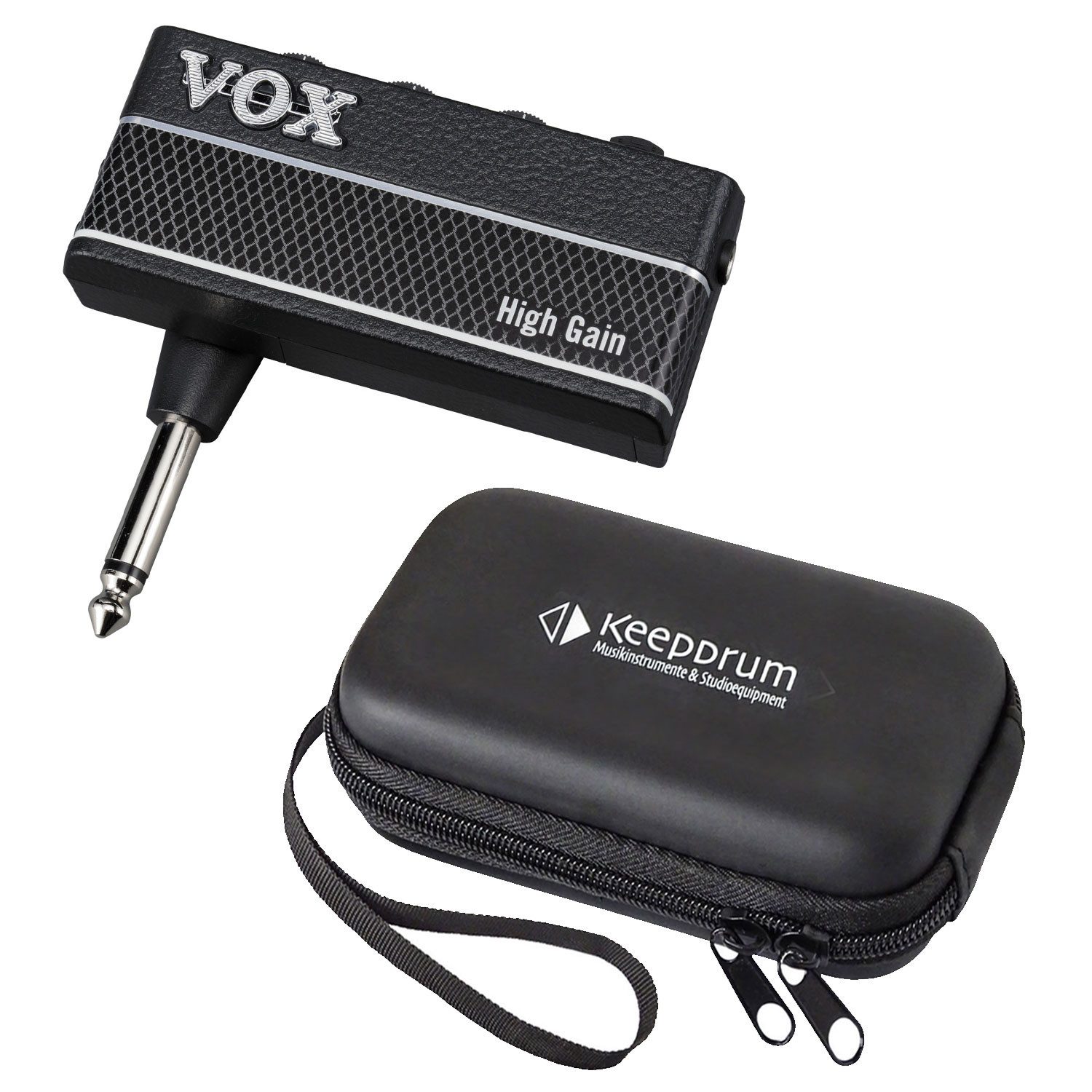 VOX-AMPS E-Gitarre Vox Kopfhörer-Verstärker für Gitarre amPlug 3 High Gain mit Tasche, Verstärker, Gitarre, Verstärker