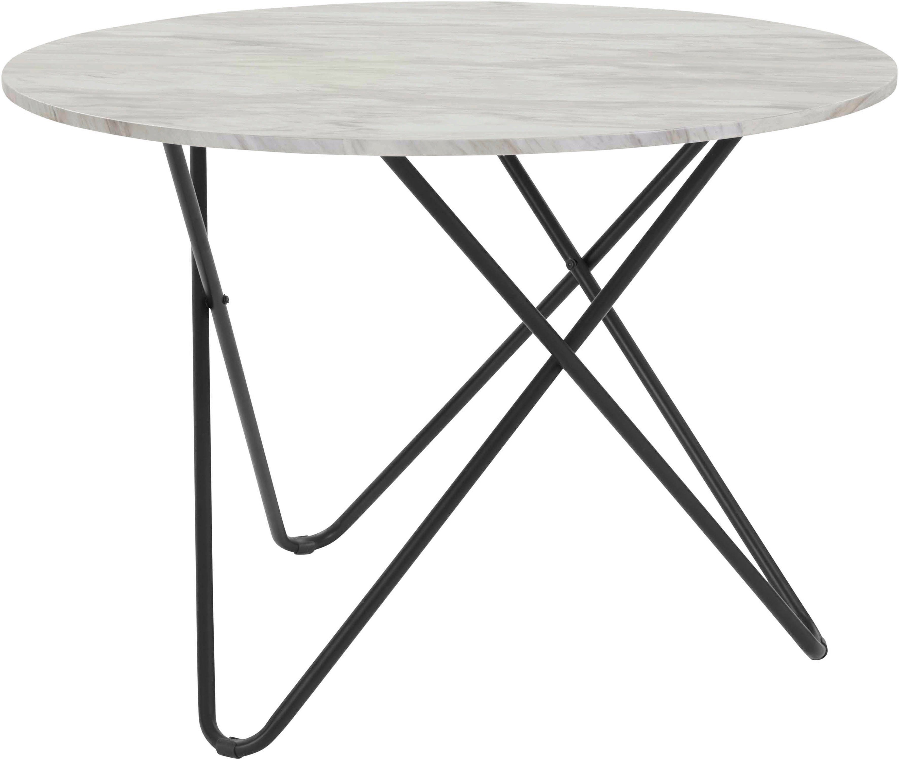 INOSIGN Essgruppe Emmajonas, (Set, 5-tlg), moderner runder Tisch in Marmoroptik. Reduzierter Preis € 782,99. Unverbindliche Preisempfehlung € 1.299,99