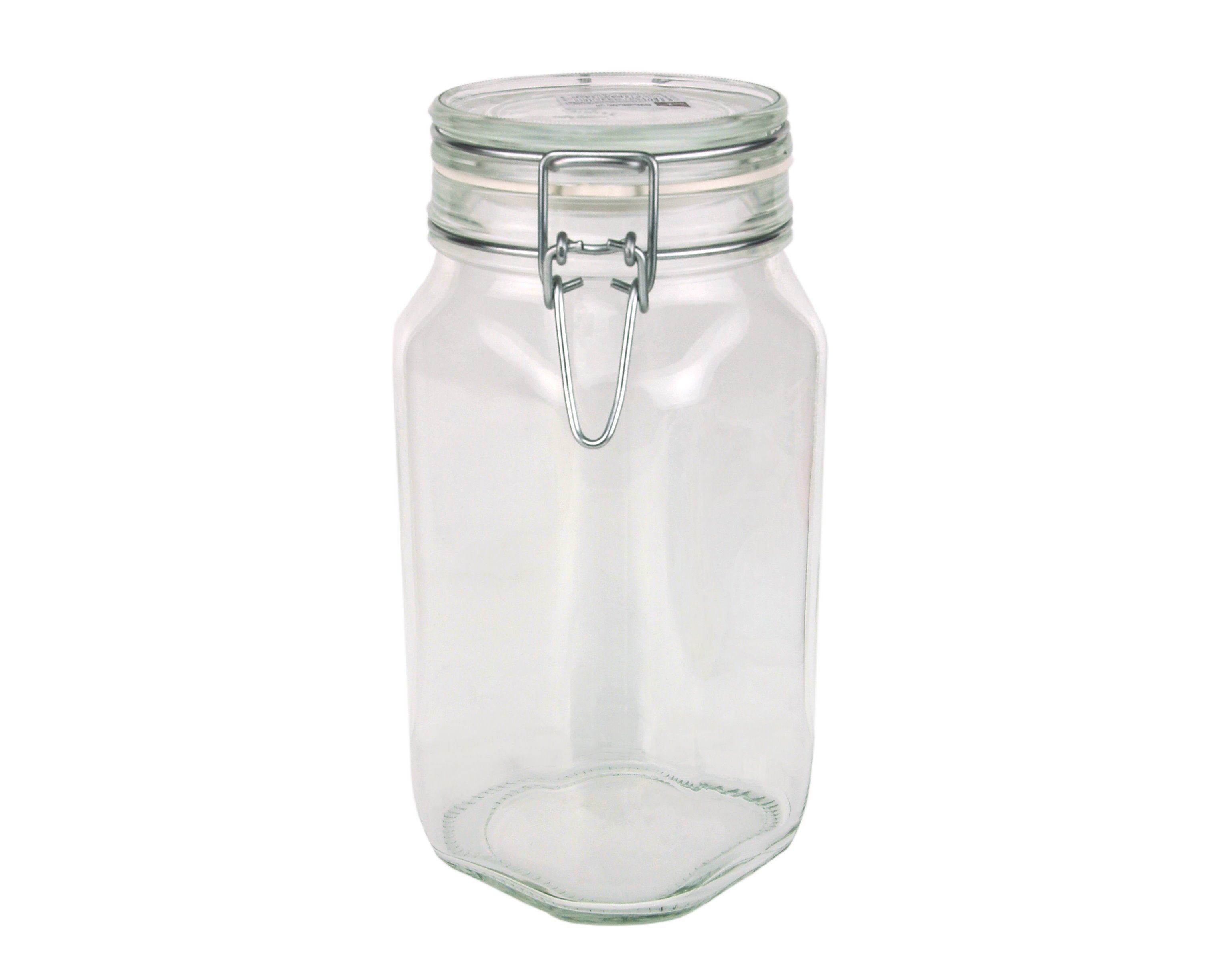Einmachglas 1,5L MamboCat incl. Vorratsglas Original Glas Rezeptheft, Fido Bügelverschluss