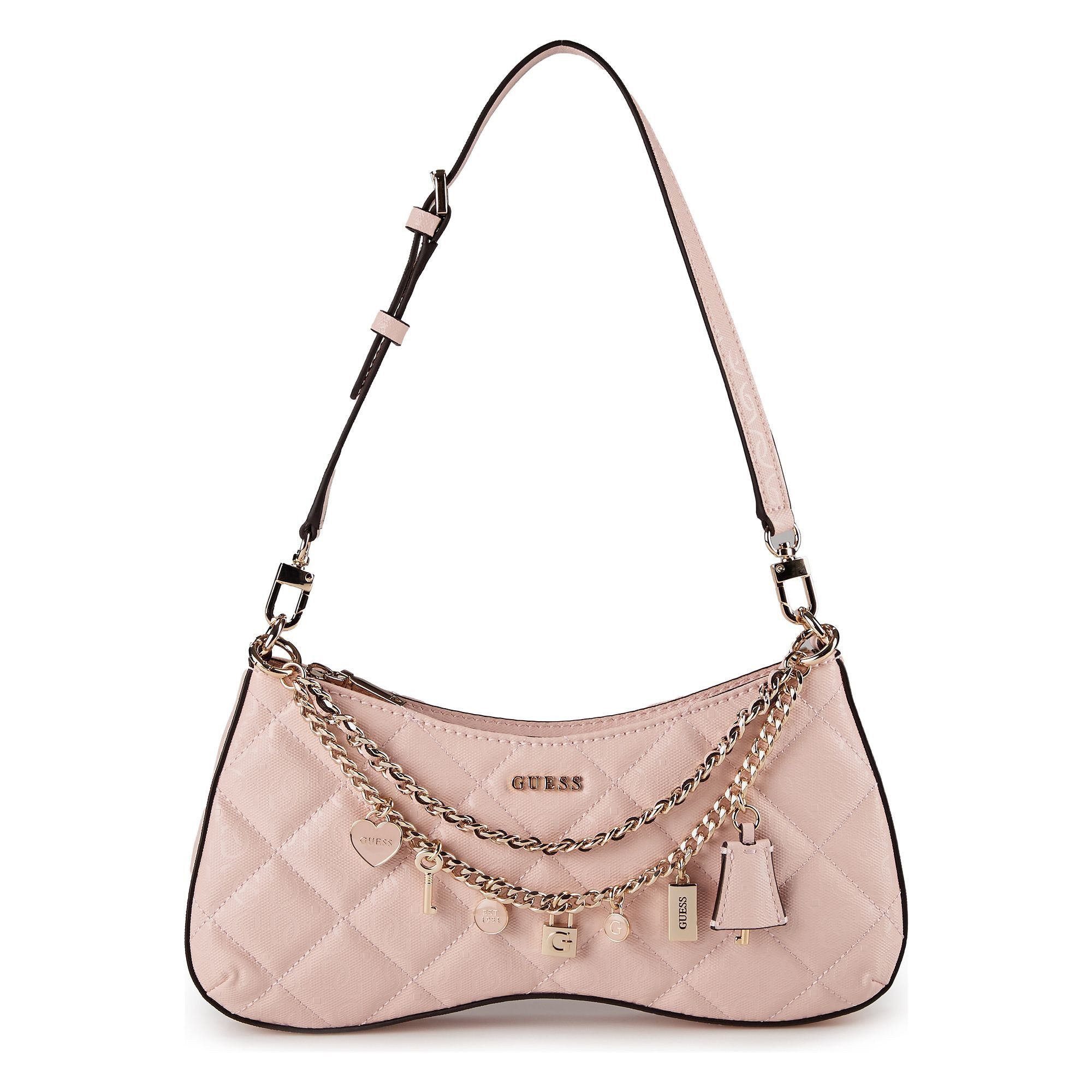 Guess Schultertasche Libby, Polyurethan günstig online kaufen