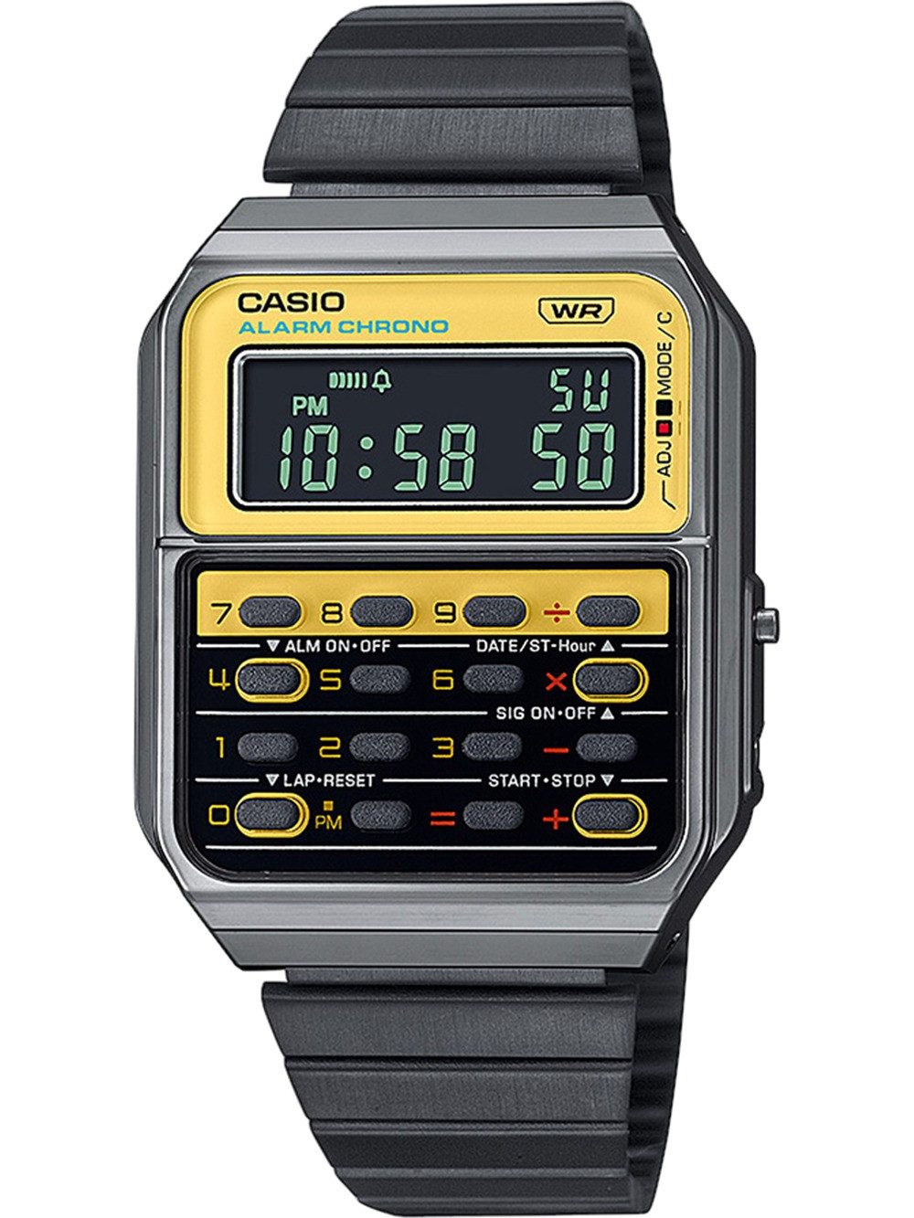 CASIO Quarzuhr Casio CA-500WEGG-9BEF Herrenuhr Vintage collection 34mm 1ATM Casio CA-500WEGG-9BEF Herrenuhr Vintage collection 34mm 1ATM
