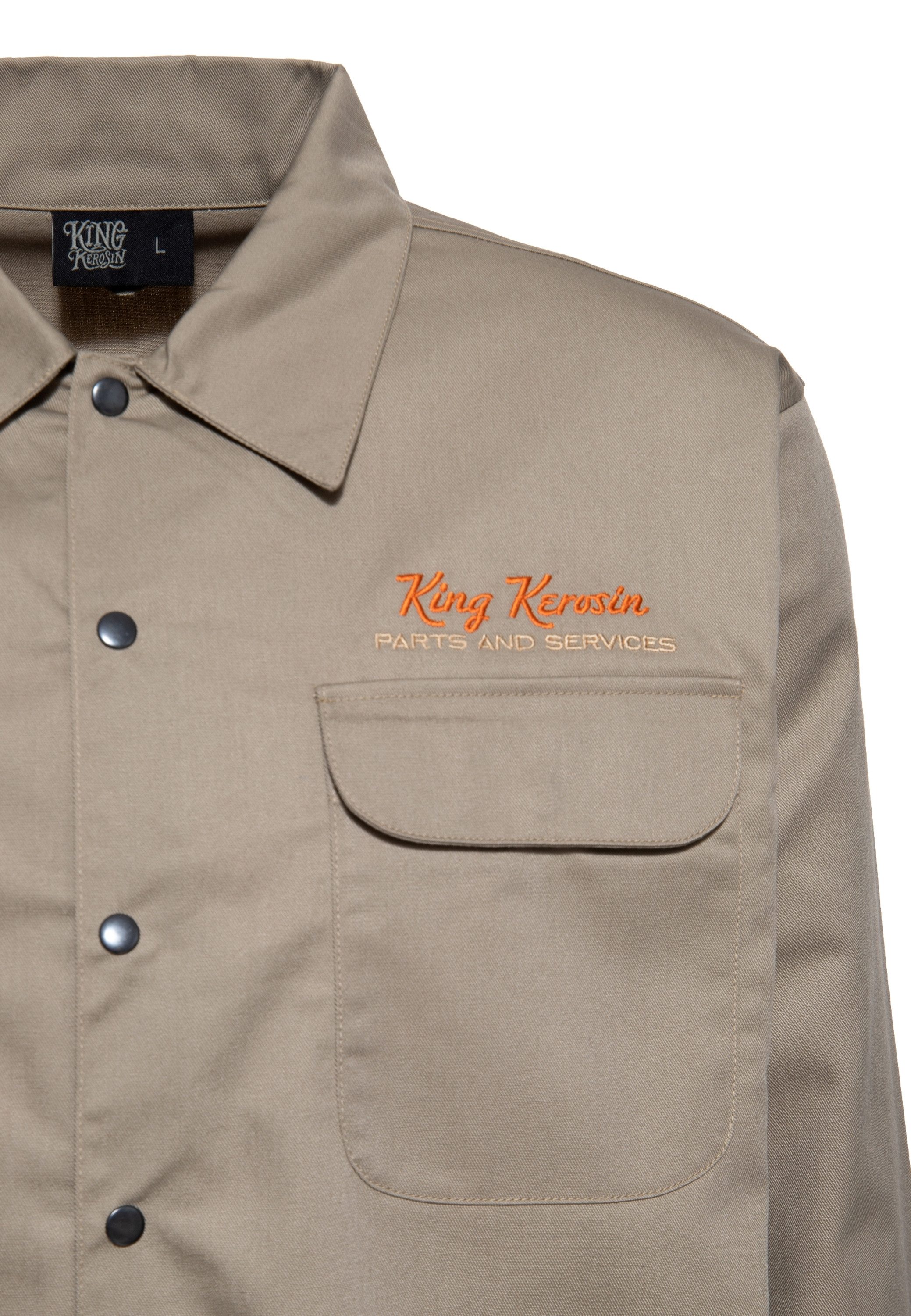 KingKerosin Langarmhemd Steel Beast mit Rückenstickerei