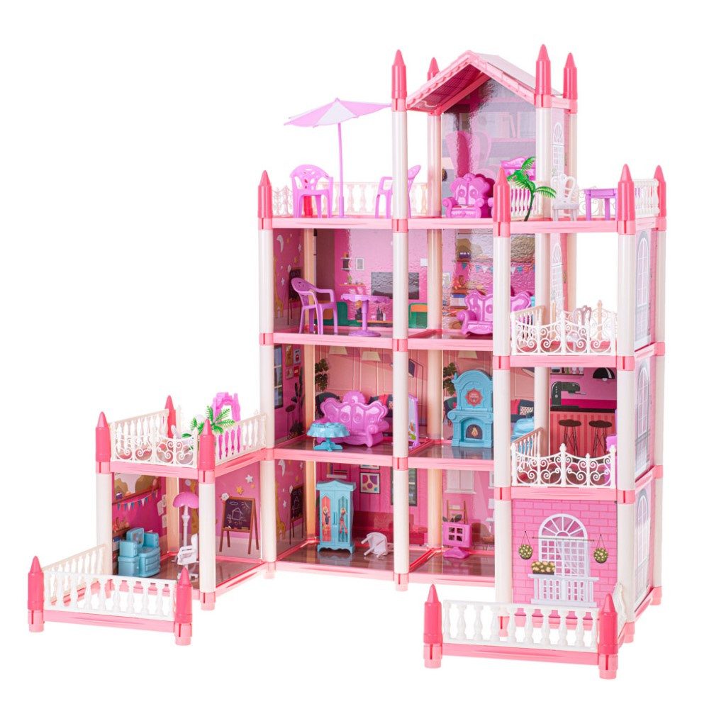 Ikonka Puppenhaus XXXL Puppenhaus Villa 10 günstig online kaufen