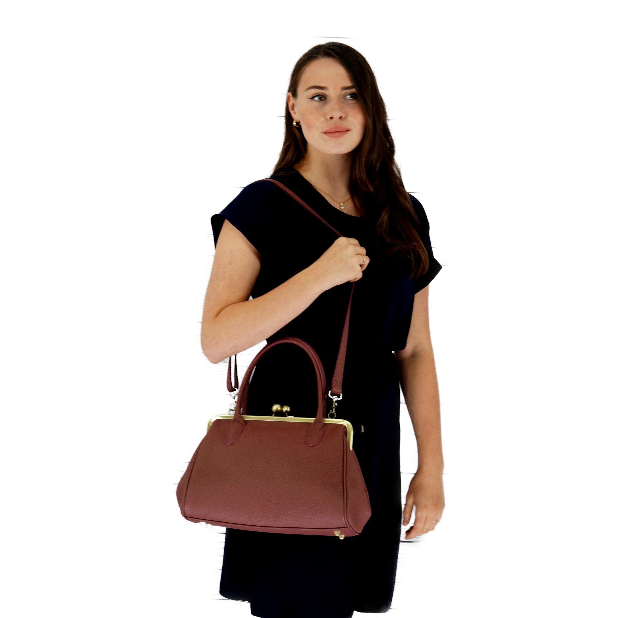 Handtasche Handtasche "Marie", Damentasche, Schultertasche, Vintage Stil, Retro