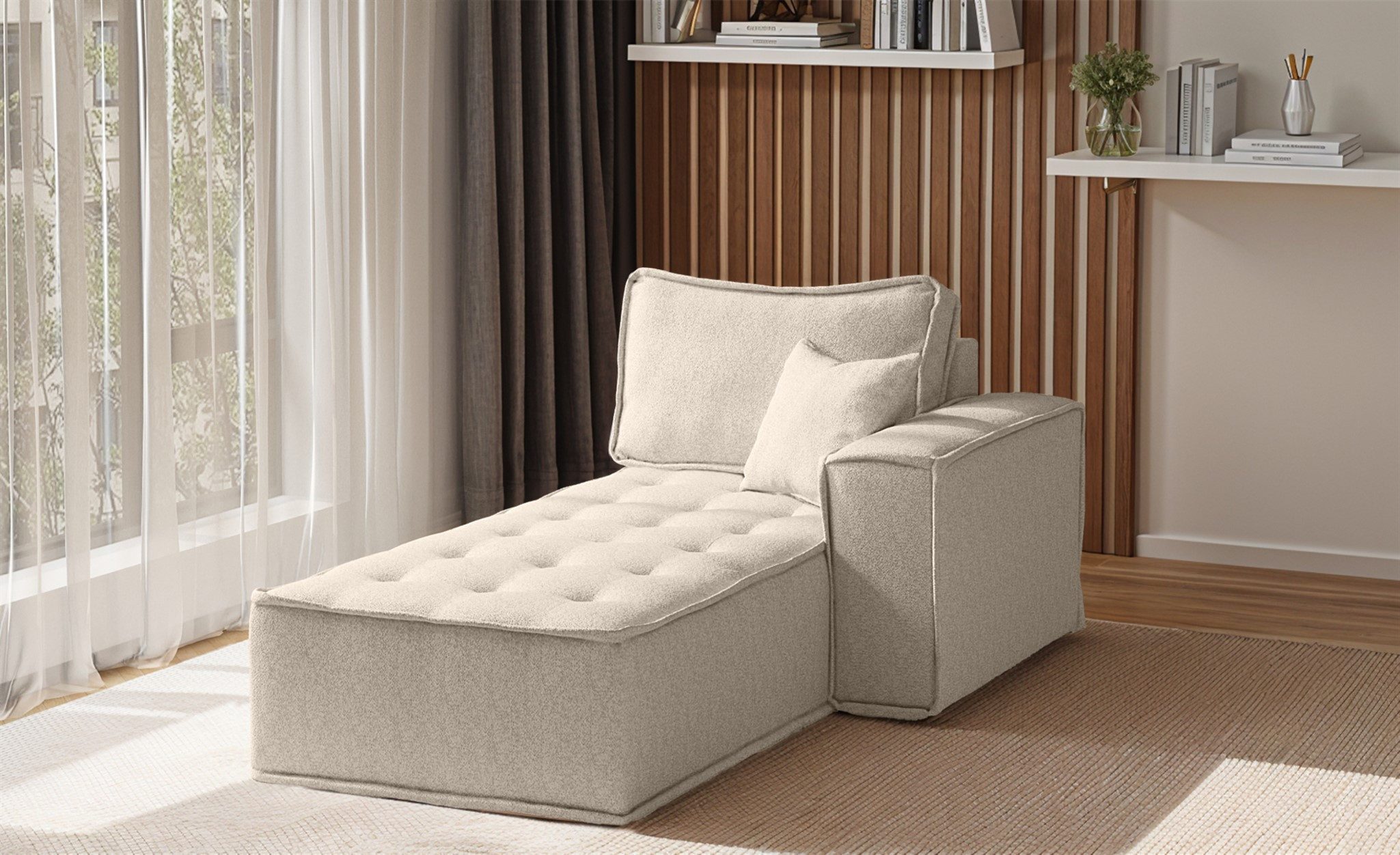 Fun Möbel Sofa Modulares Sofa SANDE Individuell konfigurieren, Einzelne Module, Sofa selbst Gestalten