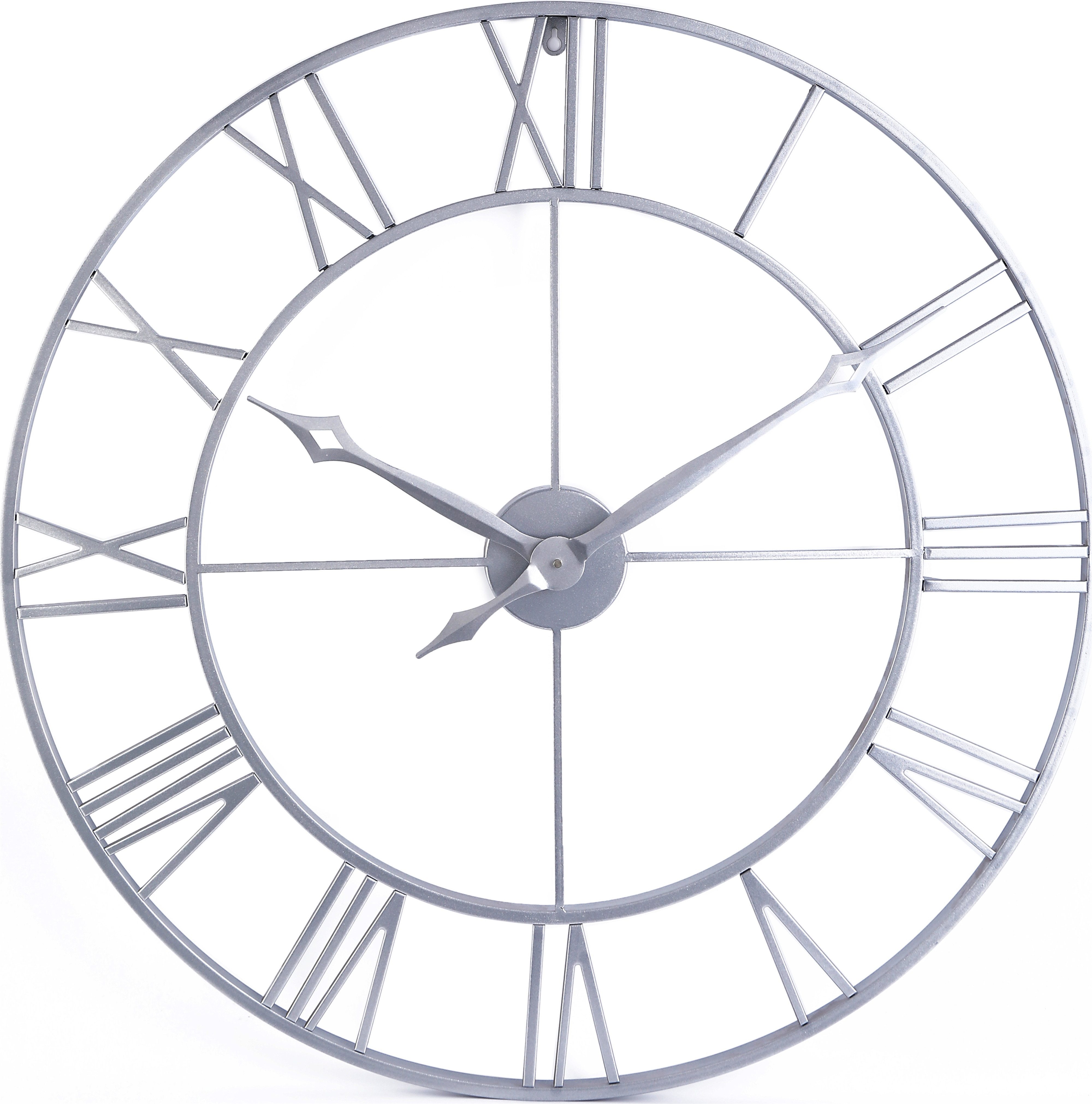 Samilito Wanduhr im Vintage-Stil Rund mit Robuster 2cm dicker Rahmen,römisc günstig online kaufen