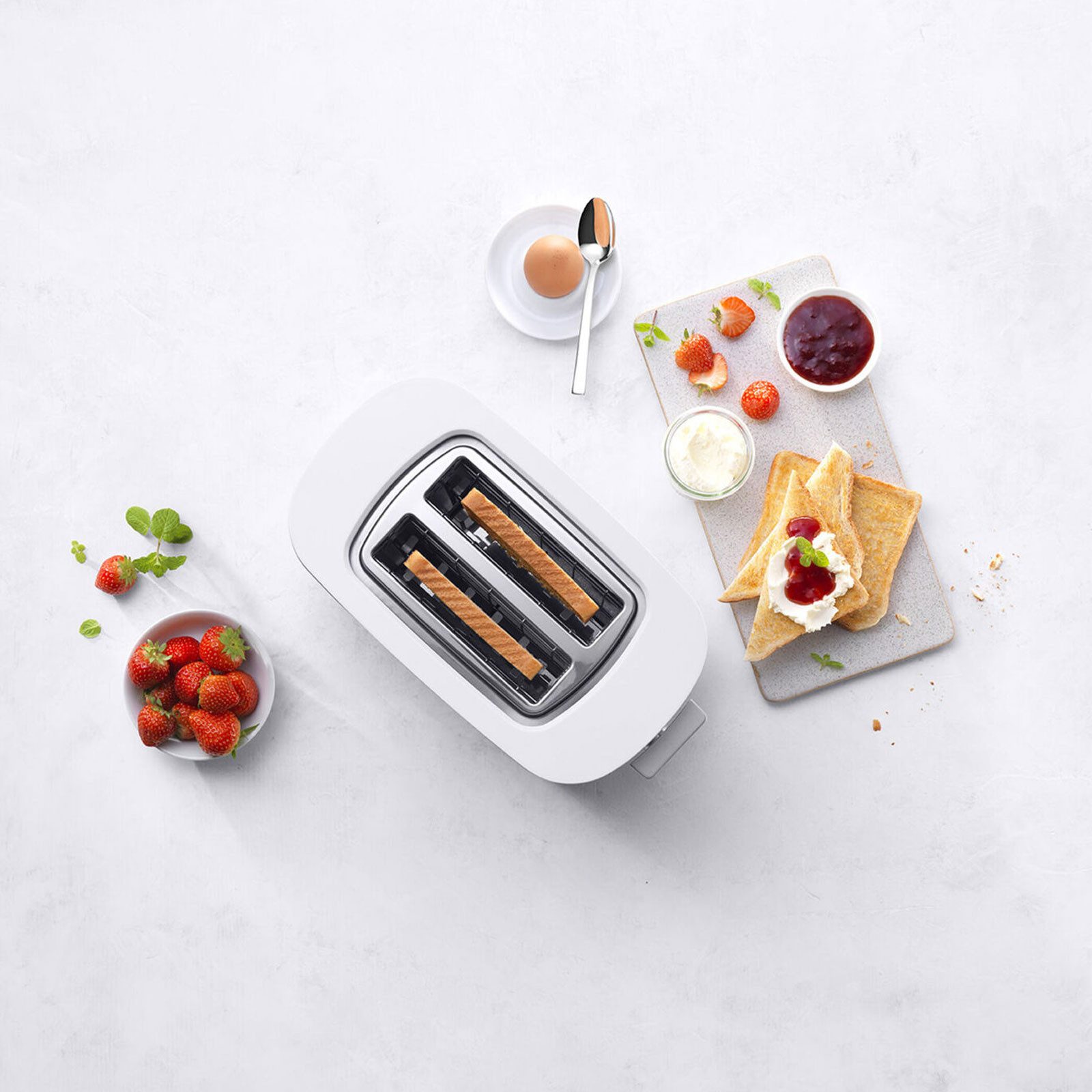 Zwilling Toaster 1005777 Enfinigy, Silberner Edelstahltoaster mit Brötchenaufsatz & Automatikprogrammen – Bild 4 von 5