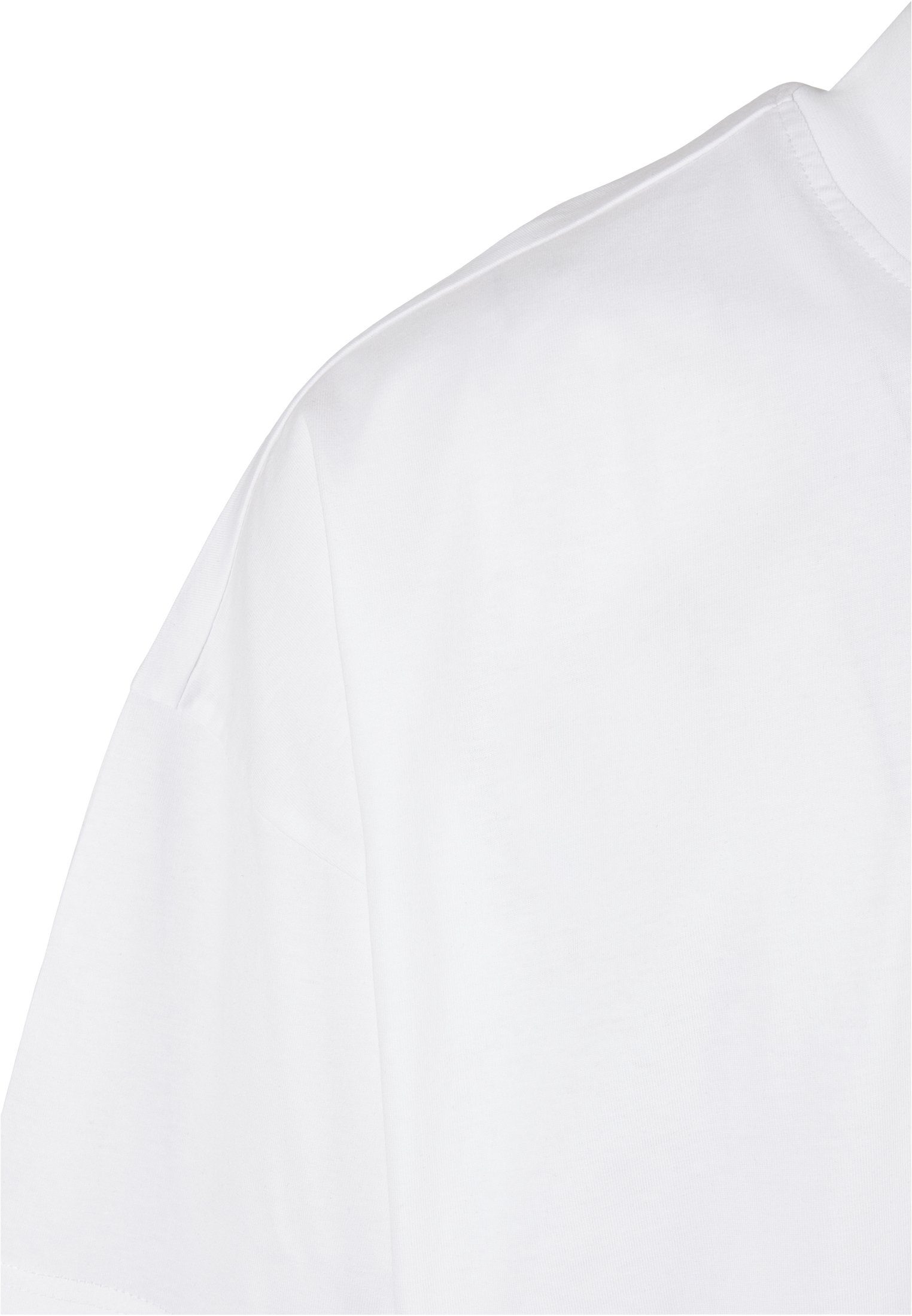 URBAN CLASSICS T-Shirt Herren Neck white Mock (1-tlg) Oversized Tee