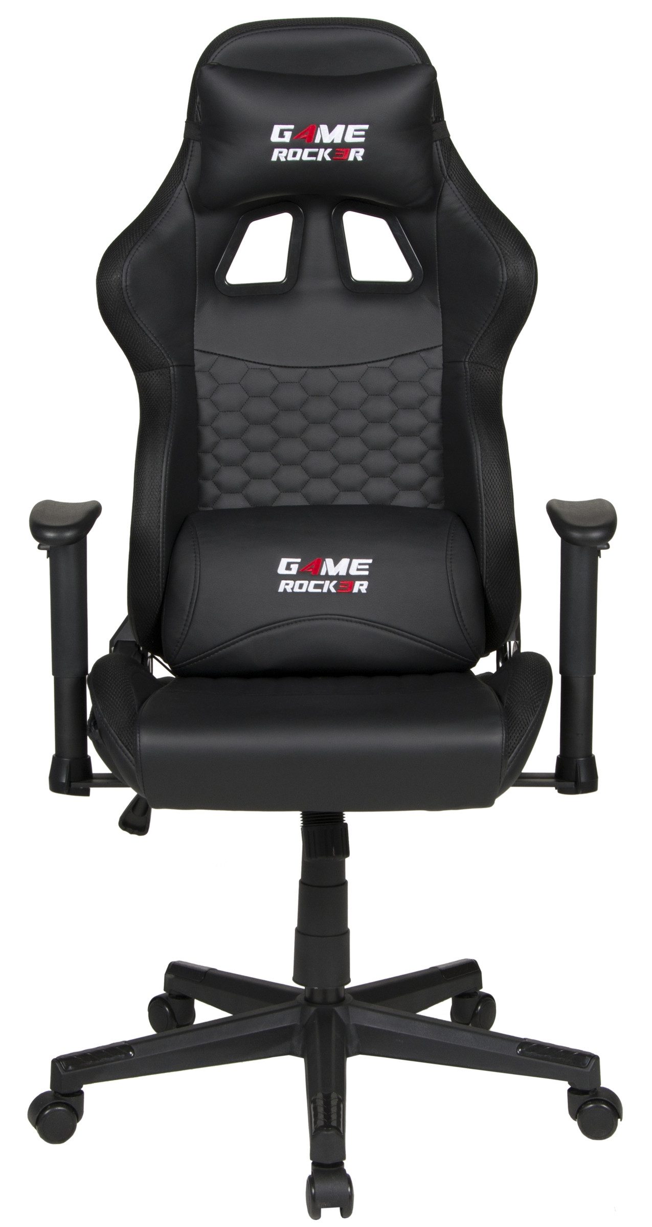 Duo Collection Gaming-Stuhl Game-Rocker, LED Beleuchtung, Bezug schwarz - 66x125x66cm (BxHxT)