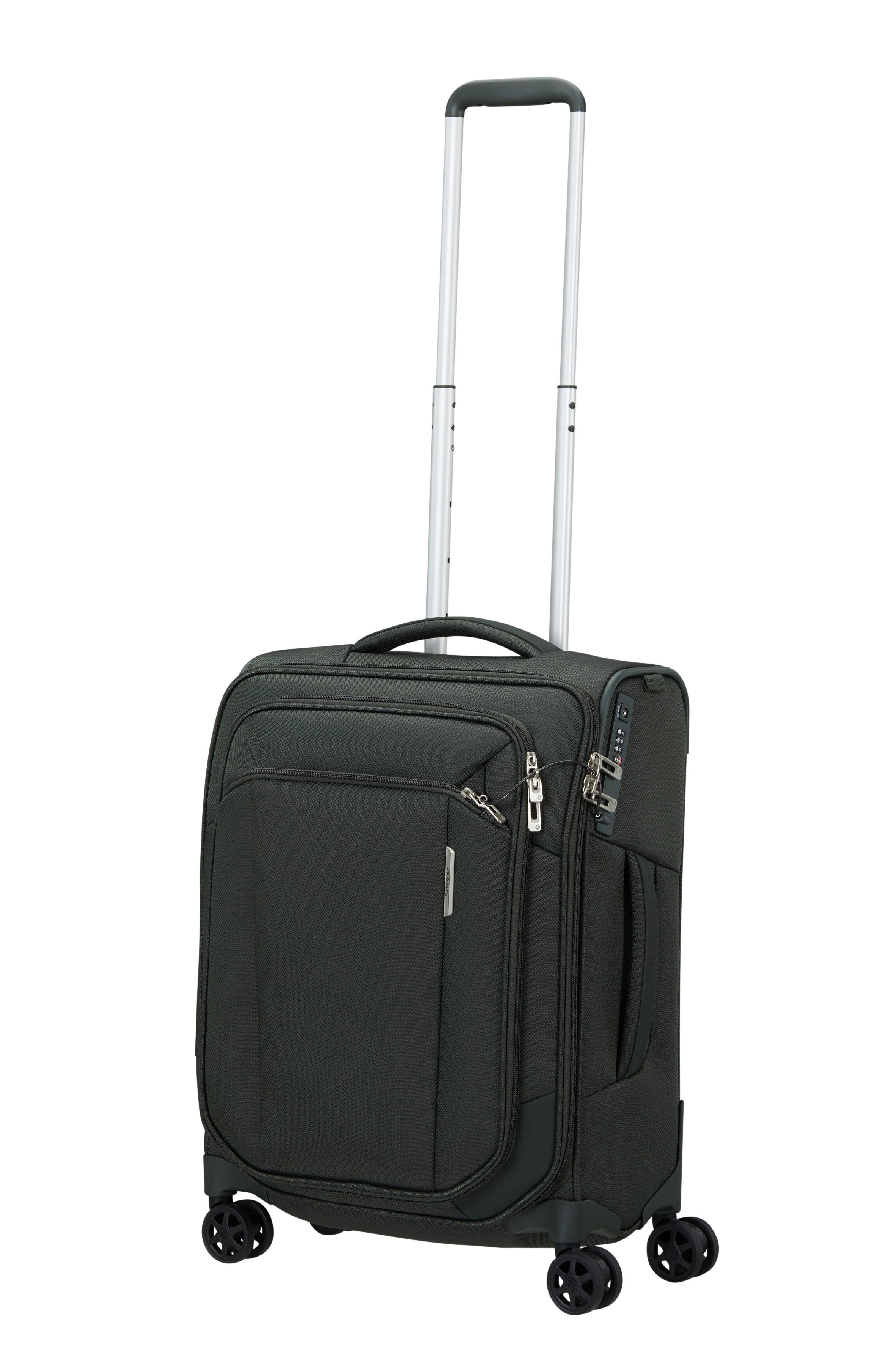 Samsonite Weichgepäck-Trolley RESPARK, verschiedene Größen und Farben, 4 Rollen, mit mehreren Tragegriffen, Innenmaterial aus Polyester