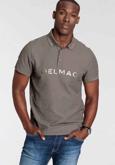 DELMAO Poloshirt mit Print