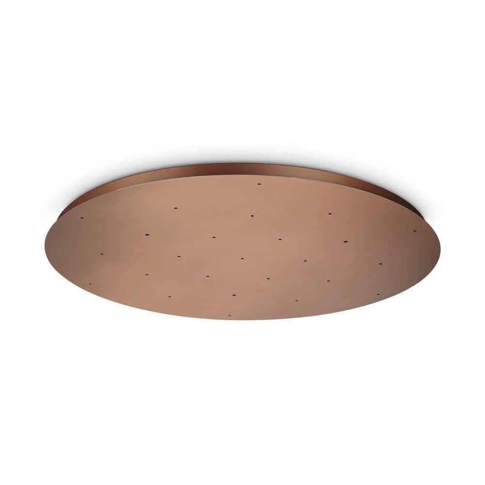 Ideal Lux Lampen-Verteiler Lampen Baldachin rund 25-fach, Runder Mehrfachbaldachin mit 25 Kabelöffnungen, Ø 105 cm, Höhe 3,6 cm