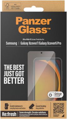 PanzerGlass Screen Protector für Samsung Galaxy Xcover7, Displayschutzfolie, Displayschutz, Bildschirmschutz, kratz & stoßfest, einfaches Anbringen