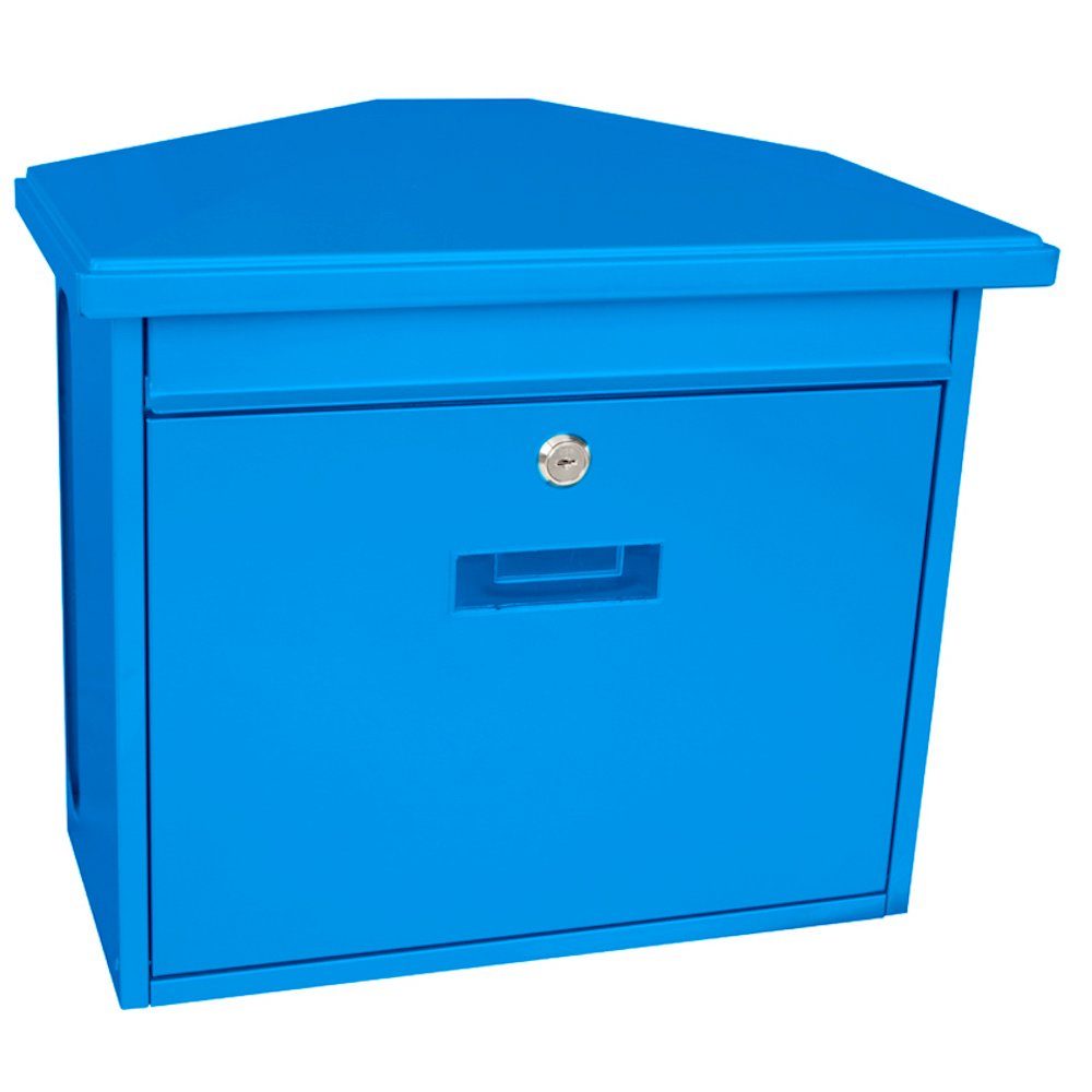 PROREGAL® Wandbriefkasten Wandbriefkasten Zamoran mit Namensschild, Anthrazit