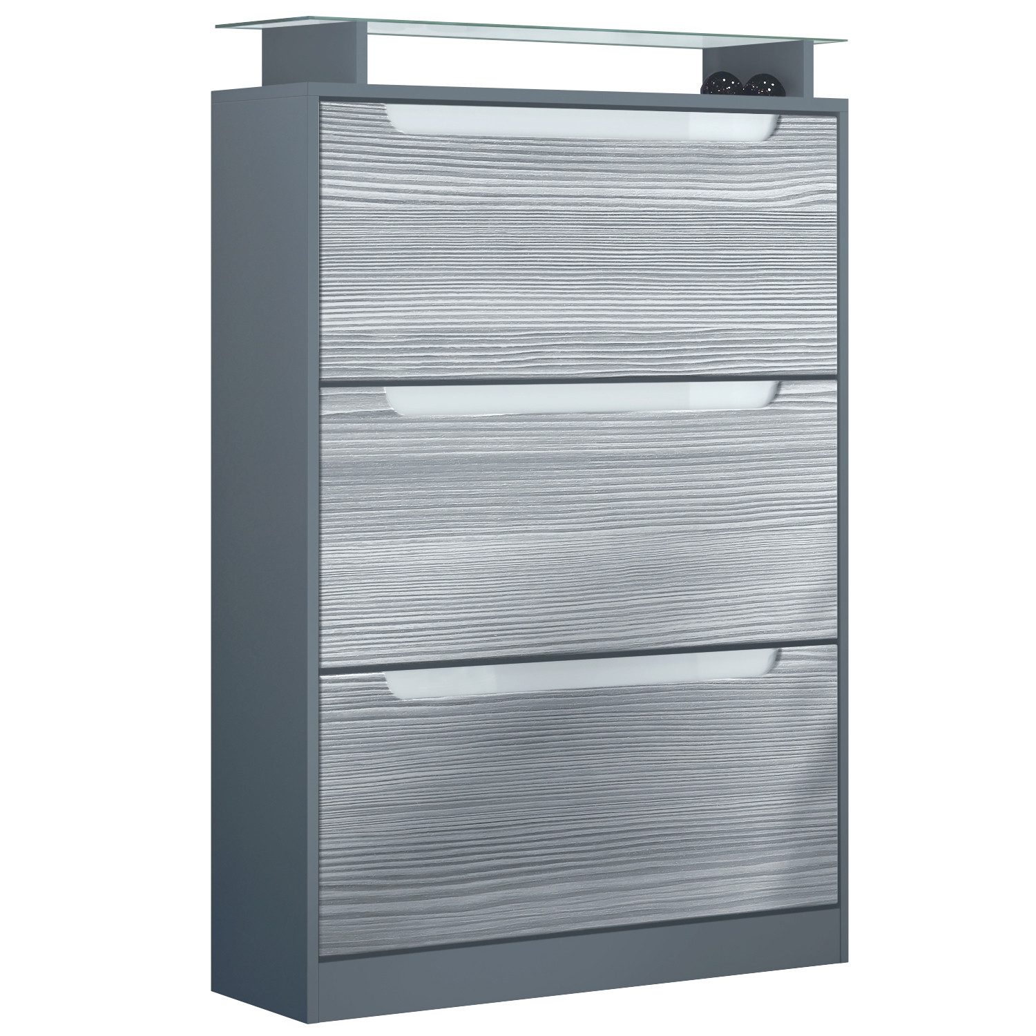 Vladon Schuhschrank Space (Schuhkipper, für 24 günstig online kaufen