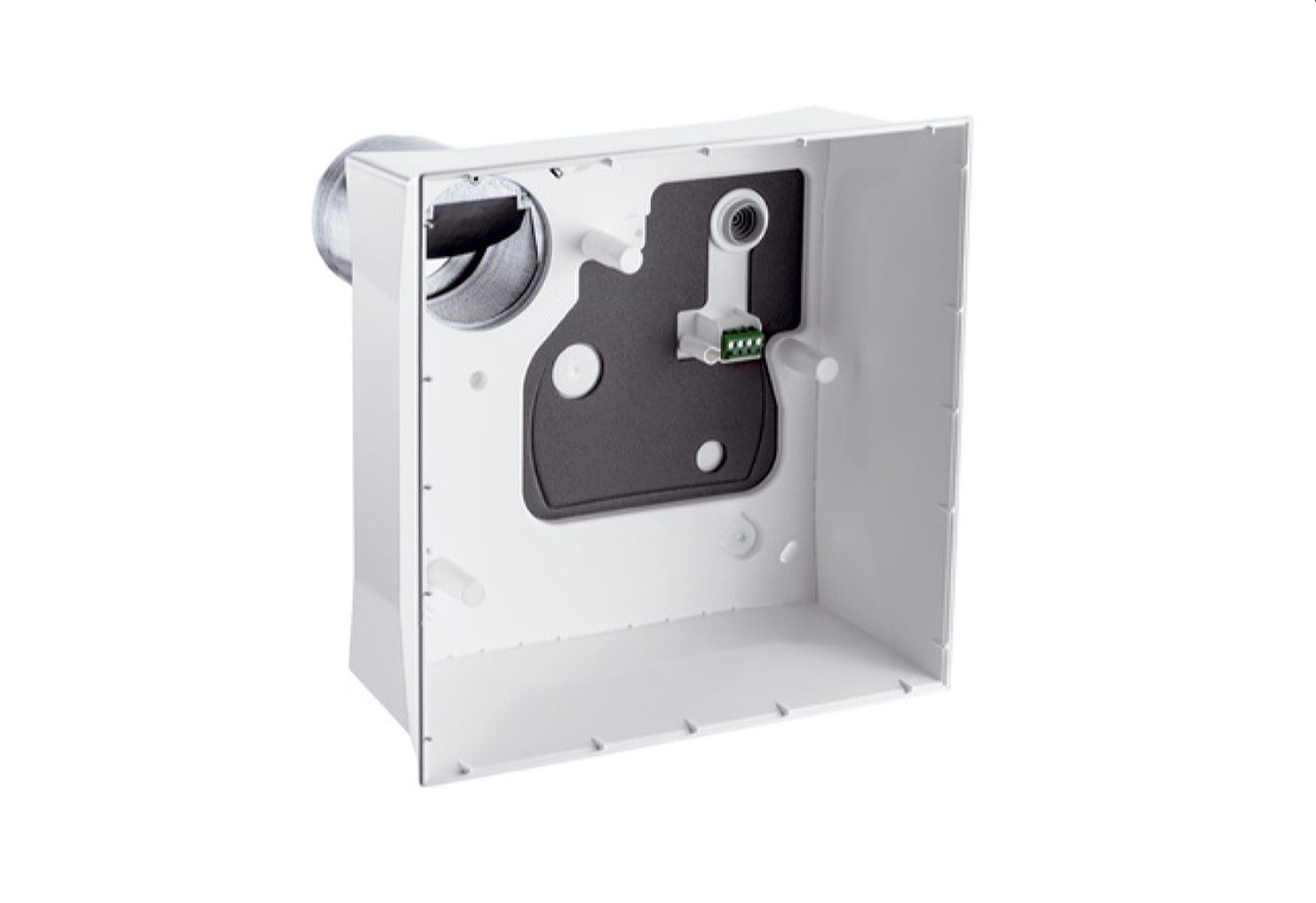 MAICO Wandventilator Aufputzputzgehäuse ER GH APB, mit Metallstutzen und Brandschutz
