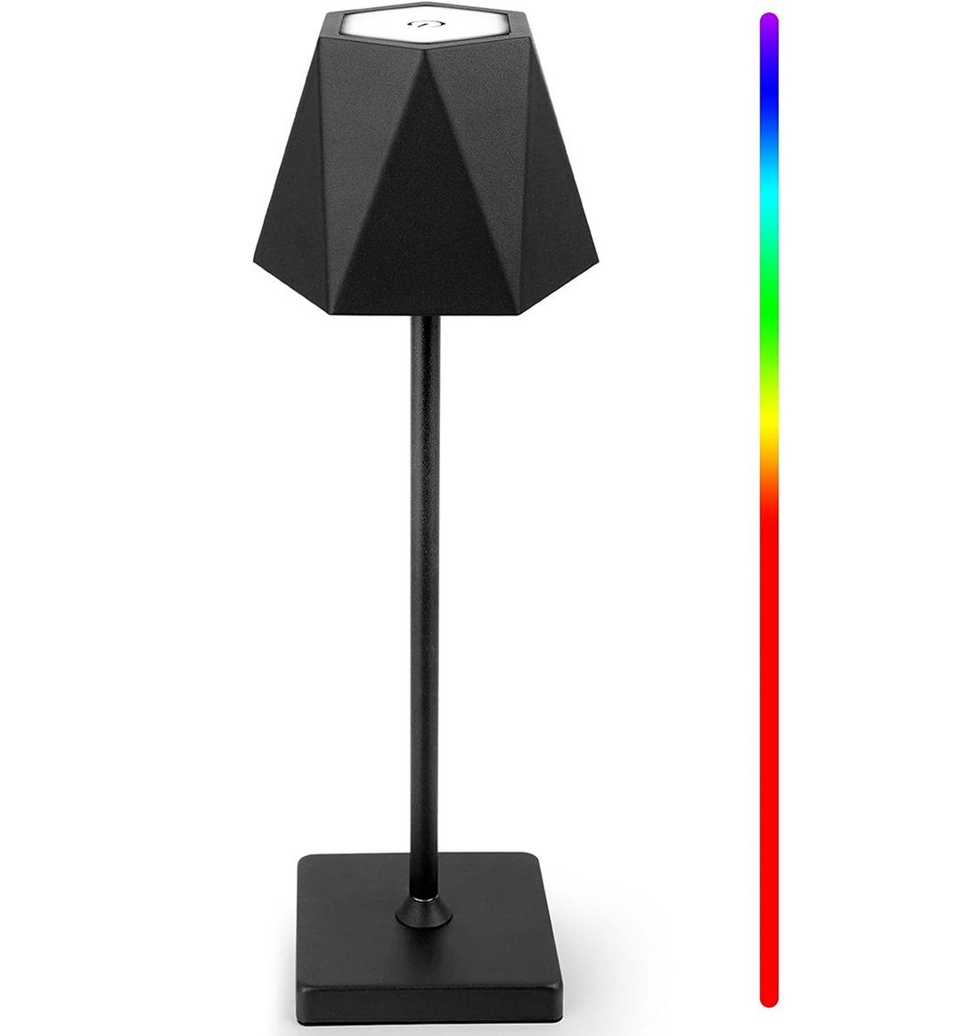 DAYUT LED Tischleuchte Berührungsempfindliche, dimmbare RGB-Schreibtischlampe mit 5 Modi