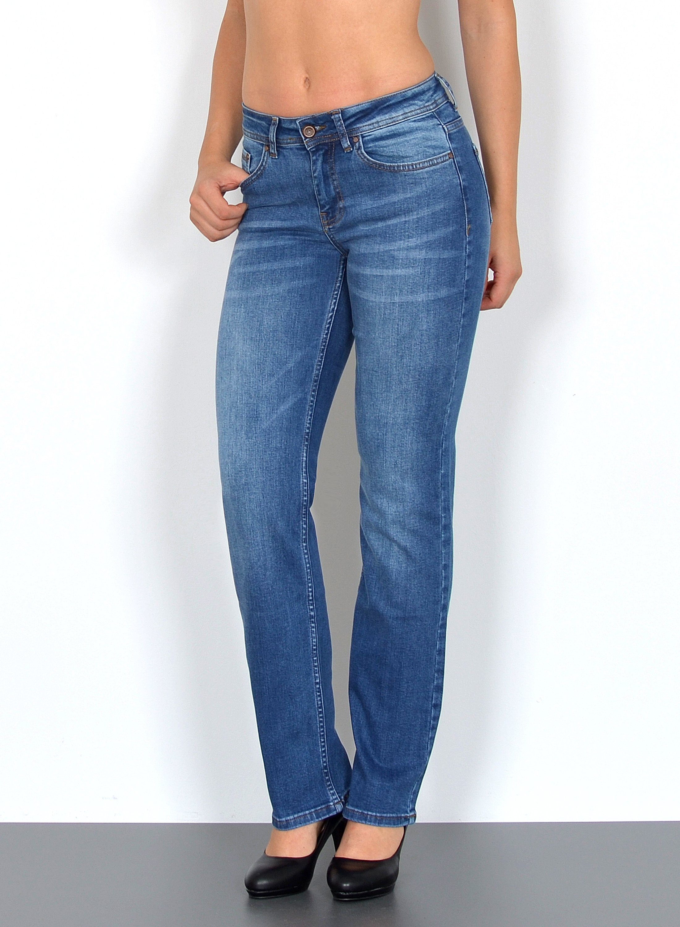 ESRA Straight-Jeans High Waist Straight Fit günstig online kaufen