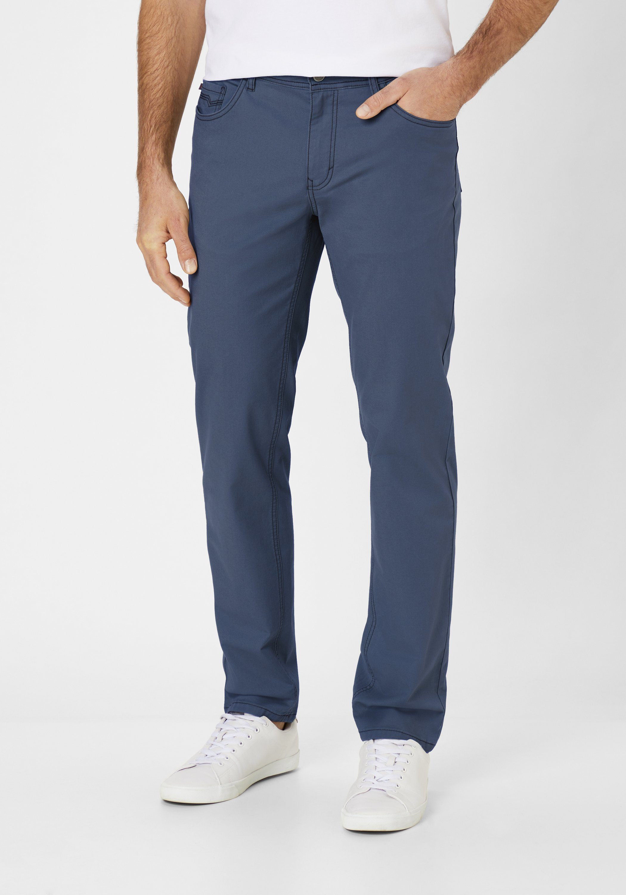 Redpoint Stoffhose MILTON Straight-Fit 5-Pocket Hose mit Stretch günstig online kaufen