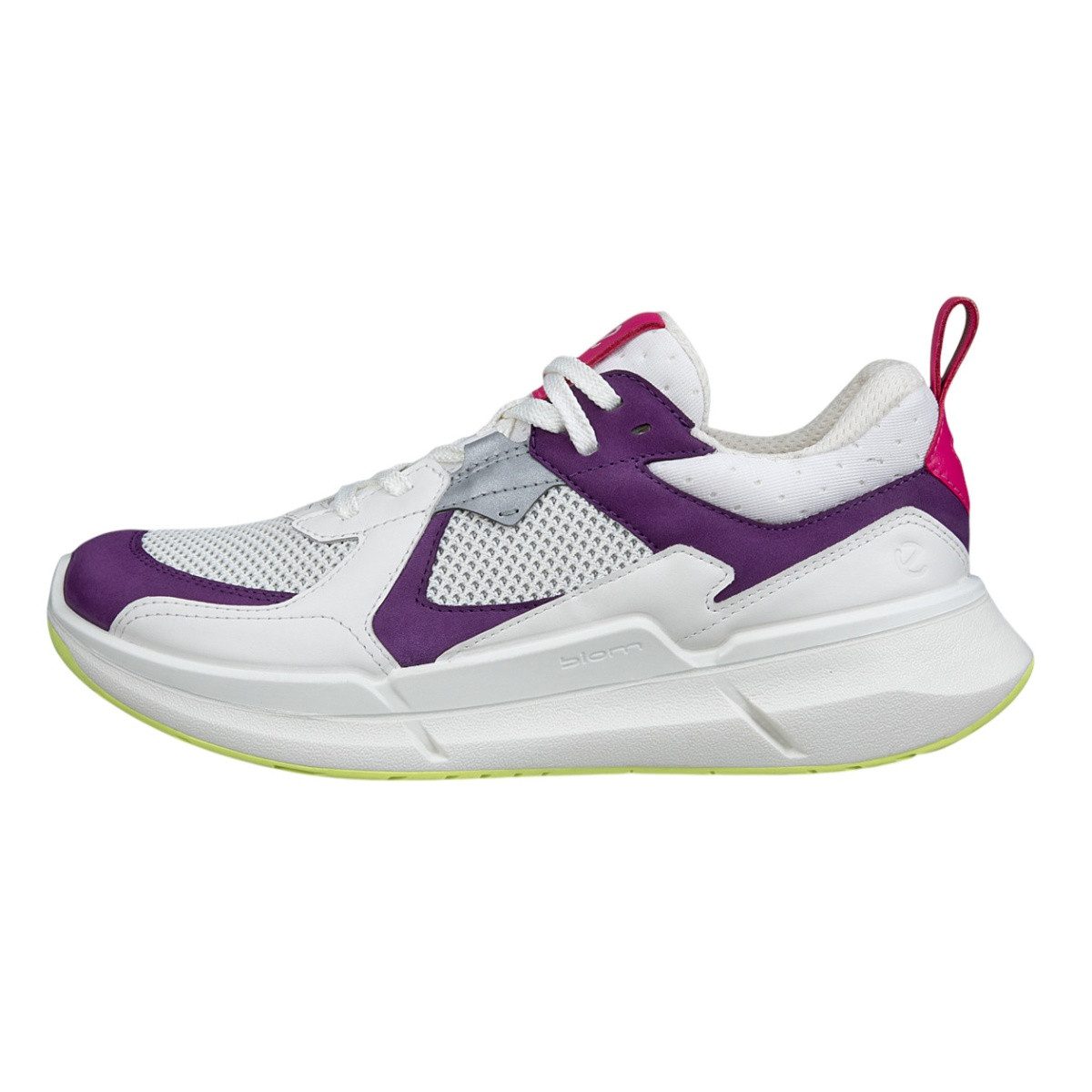 Ecco Biom 2.2 (ECCO Leder) weiss/purple Damen Sneaker
