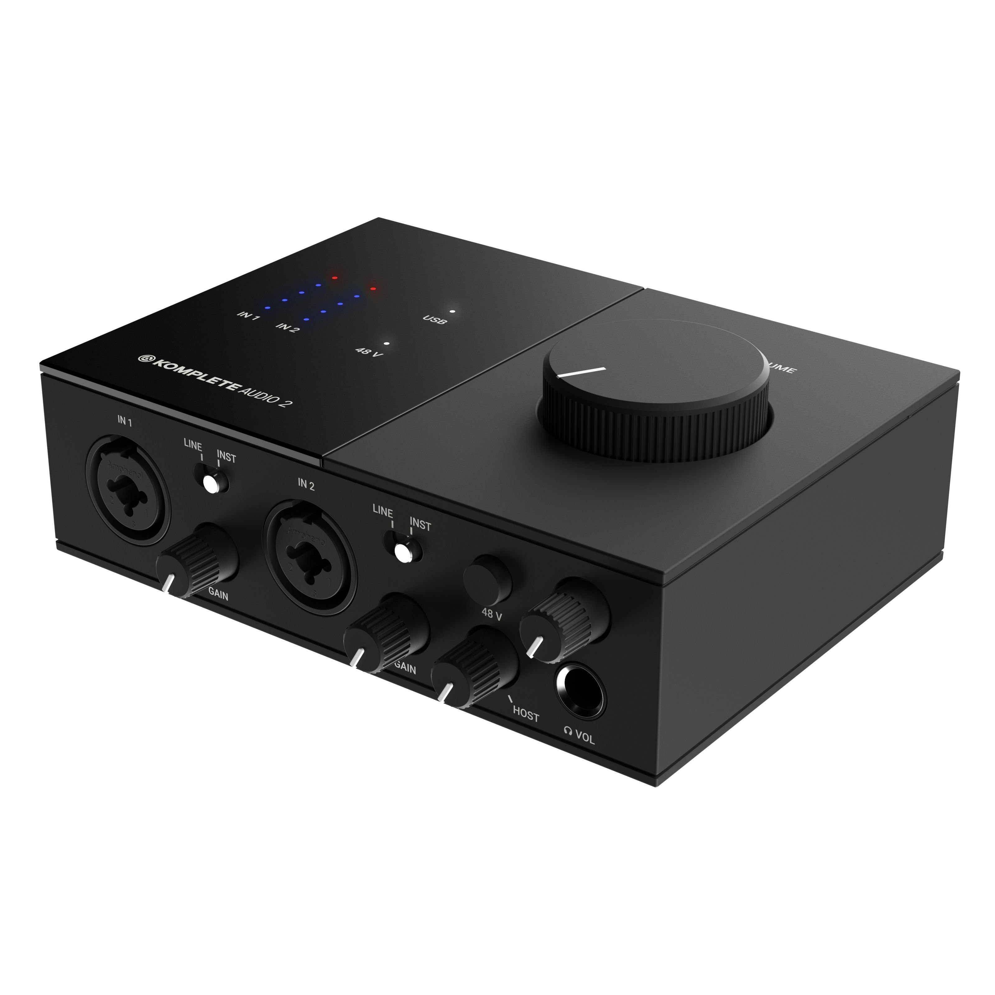 Native Instruments Digitales Aufnahmegerät (KOMPLETE AUDIO 2 - Audio Interface)