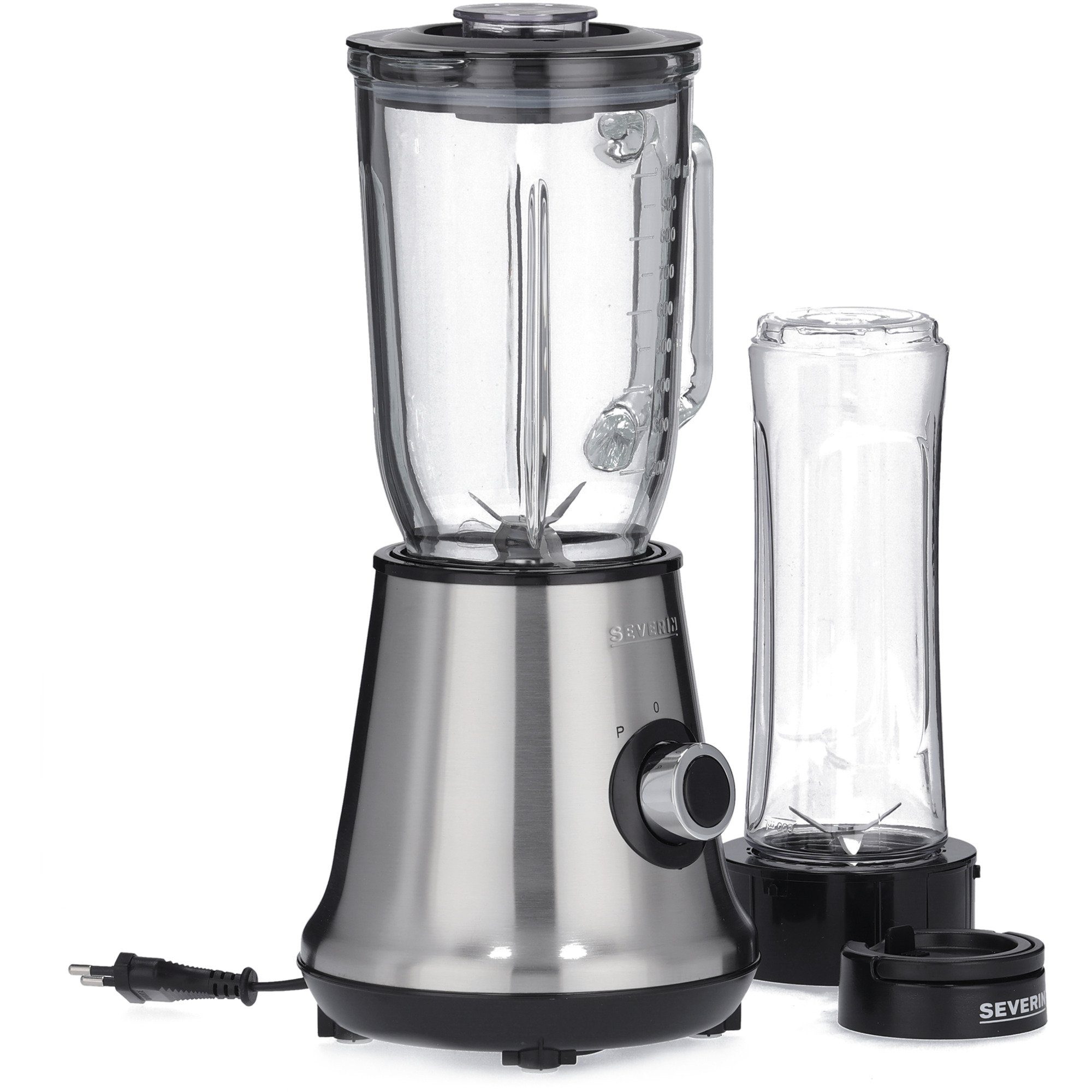 Severin Küchenmaschine Standmixer Smoothie Mix & Go SM 3737, 500 W