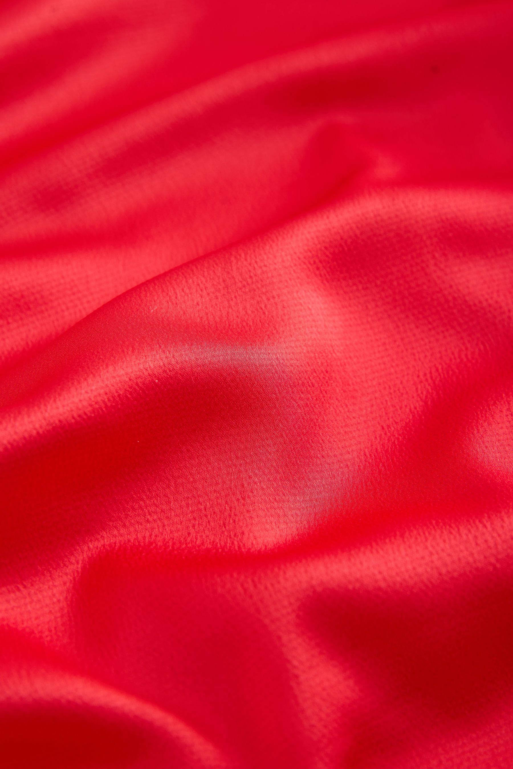 Next Kurzarmbluse Gerafftes Satin-Oberteil mit kurzen Ärmeln (1-tlg) günstig online kaufen