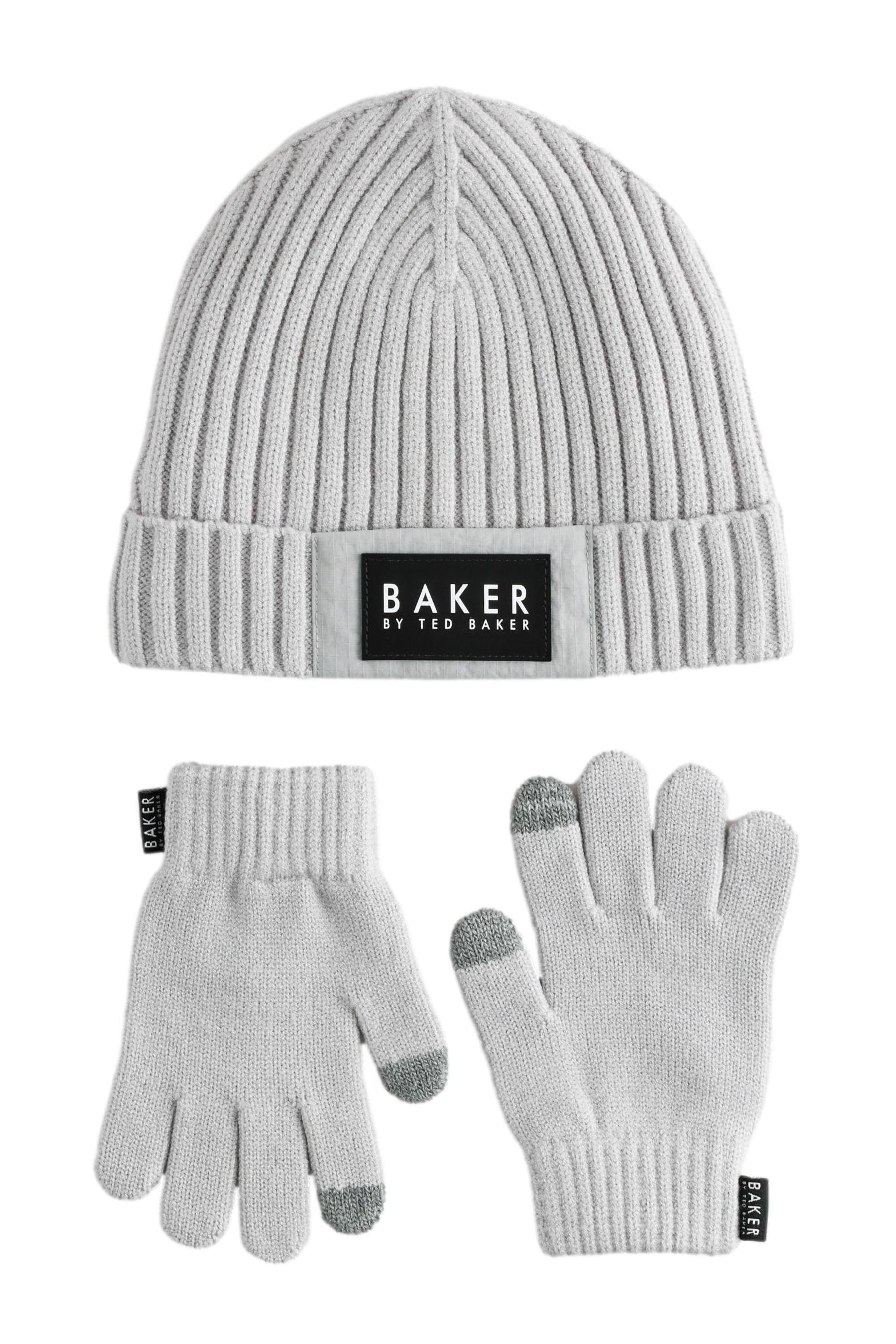 Baker by Ted Baker Beanie Baker by Ted Baker Beanie mit Logo + Handschuhe (2-St)