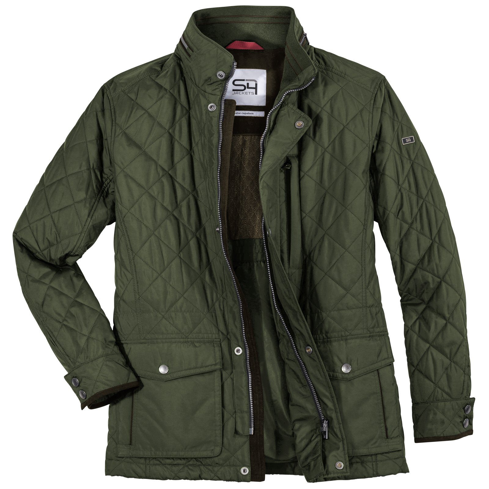 Steppjacke S4 Jackets leichte Steppjacke Übergröße oliv Vegas