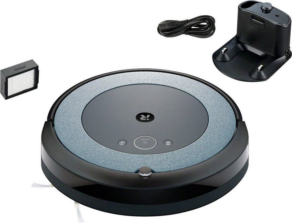 iRobot Saugroboter Roomba® i3 (i3152), beutellos, WLAN-fähig, zwei  Gummibürsten für alle Böden