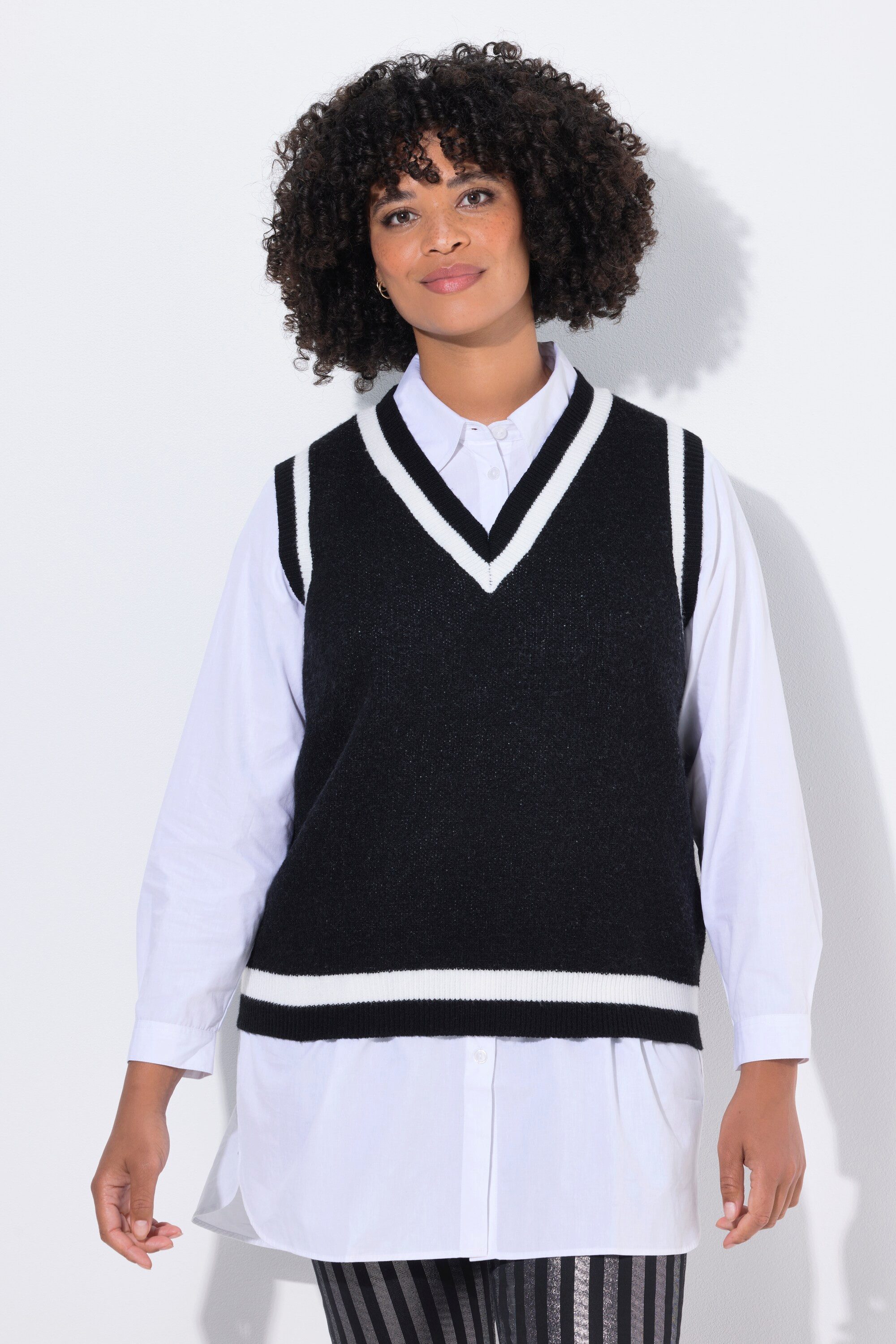 Angel of Style Strickpullover Pullunder Loose Fit Leo-Totenkopf günstig online kaufen