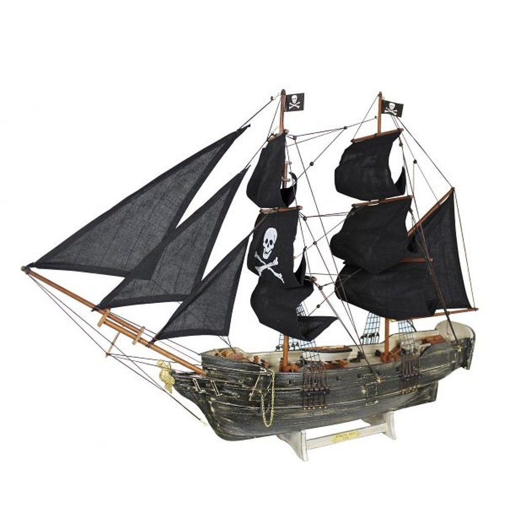 Dekoobjekt Piratenschiff Schiffsmodell Freibeuter Segelschiff
