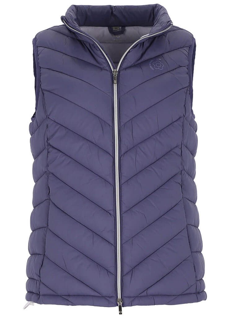 Coastguard Steppweste 30522 Damen Steppweste mit Stehkragen - Gesteppte Weste Unifarben