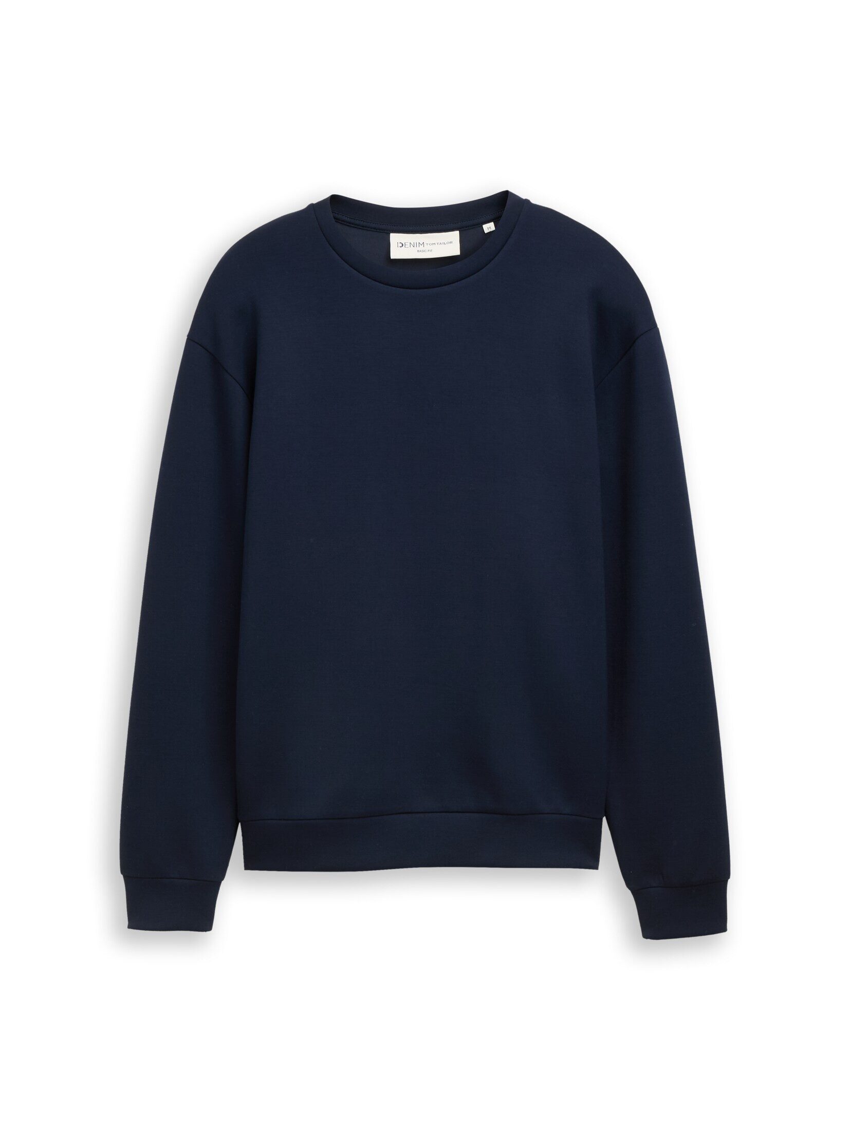 TOM TAILOR Denim Sweatshirt Strick & Sweatshirts Basic Scuba Sweatshirt günstig online kaufen
