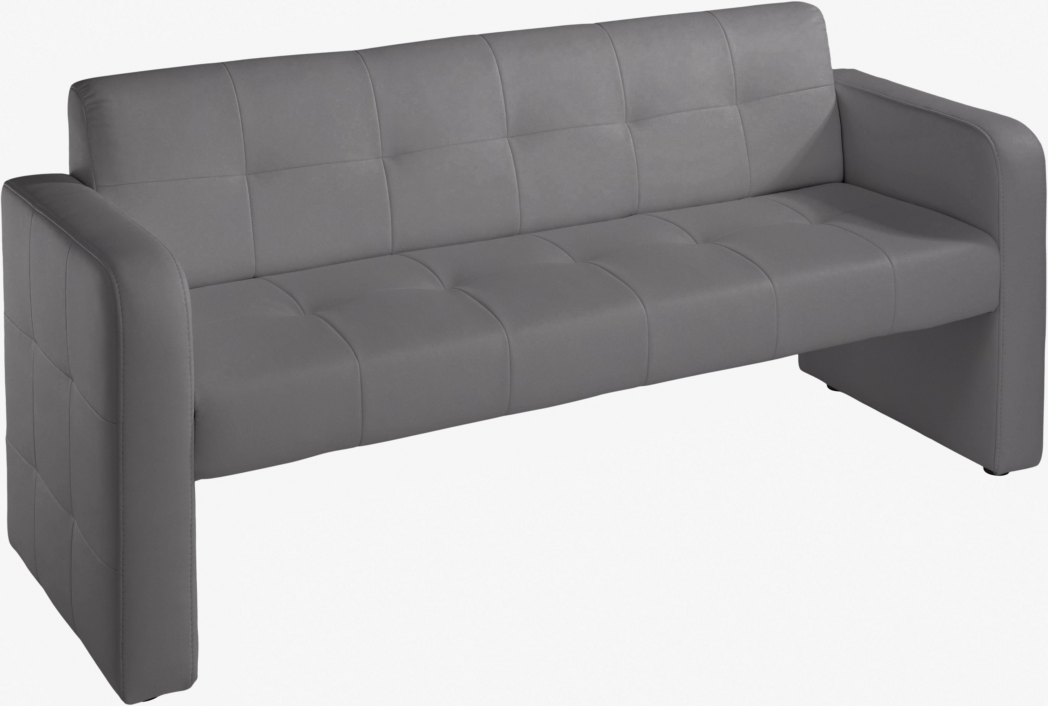 exxpo - sofa fashion Sitzbank Barista Küchensofa, kompakte Stellmaße, Sitzhöhe 49cm, mit Rückenlehne