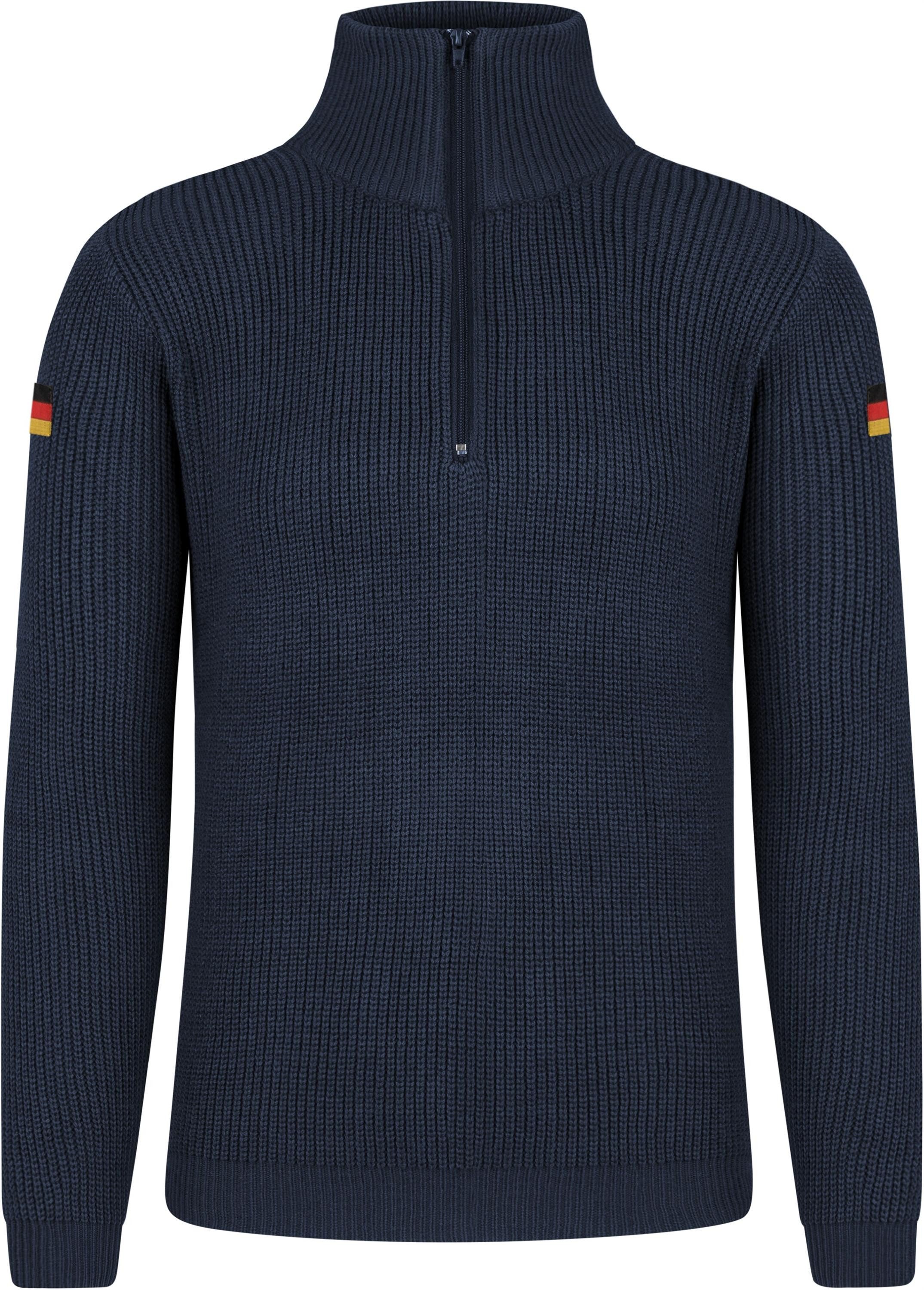 Langarmshirt Herren Troyer-Pullover Höntrup