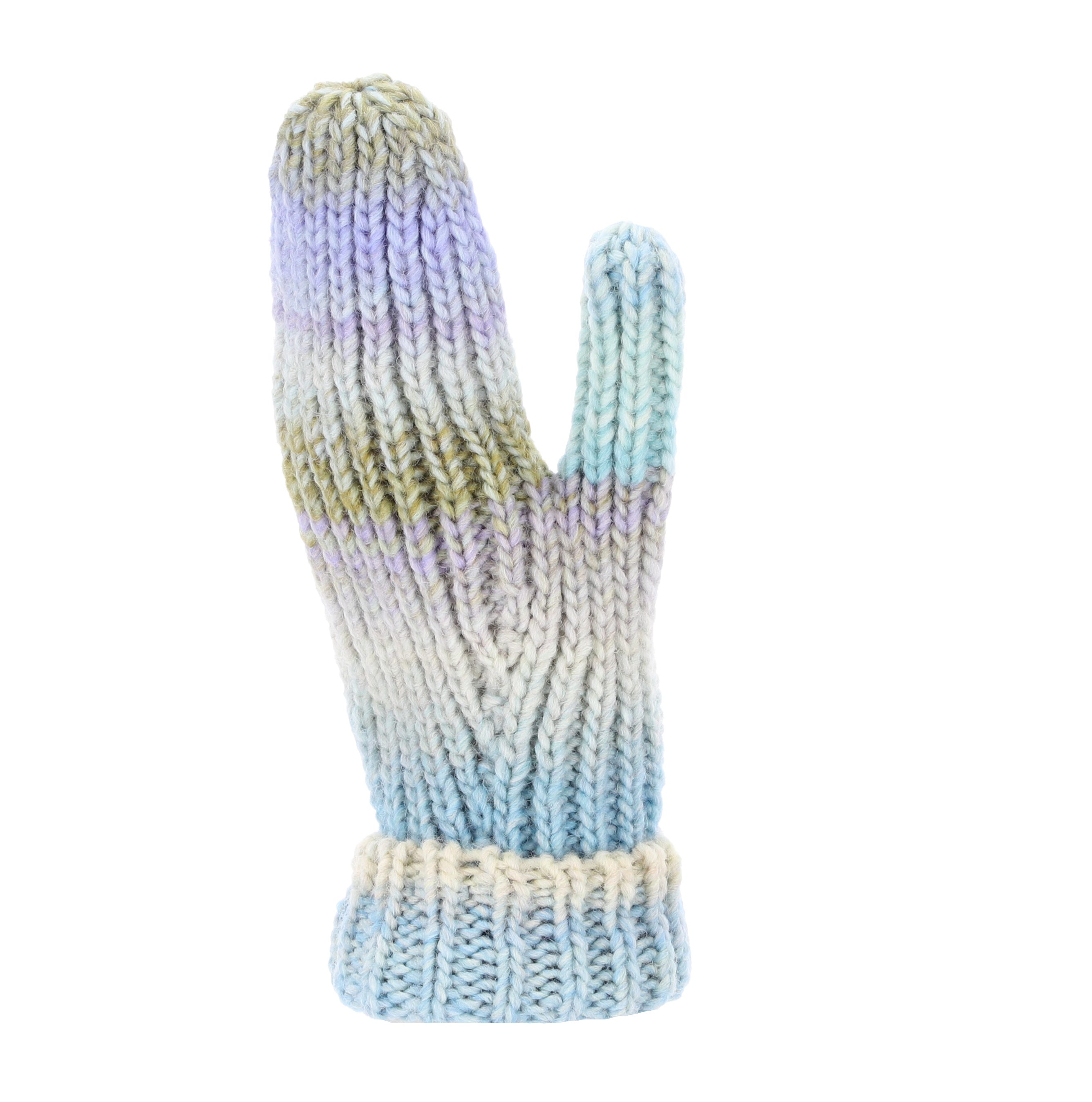 Strickhandschuhe Fäustling Multicolor