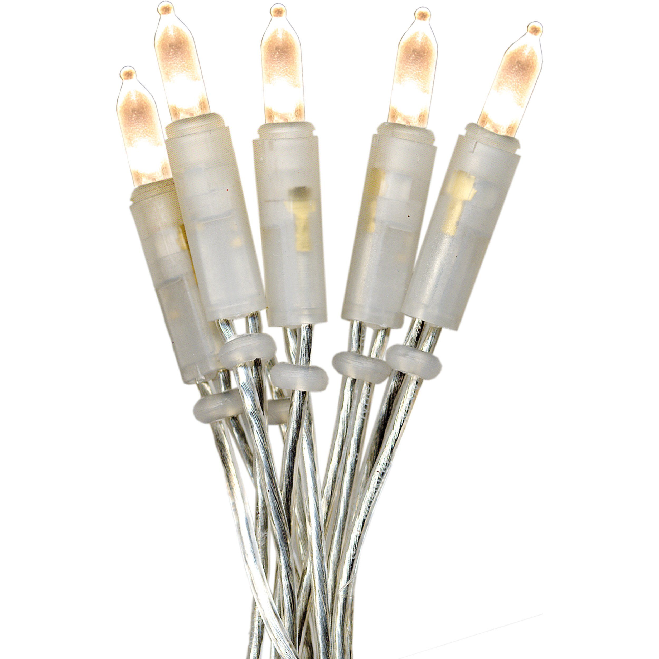 STAR TRADING LED-Lichterkette P-LED Indoor, Lichterkette,P-LED Indoor', transparent, 20 P-LEDs 2,85m