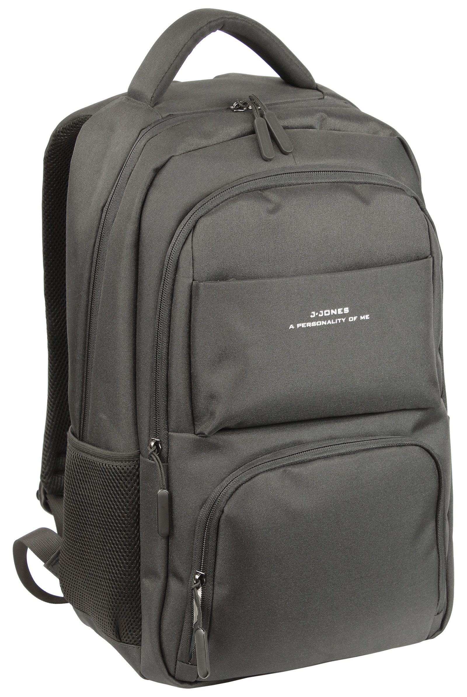 J JONES JENNIFER JONES Daypack Großer Business Rucksack mit Laptopfach 17" gepolstert, Organizerfach, mit Laptopfach
