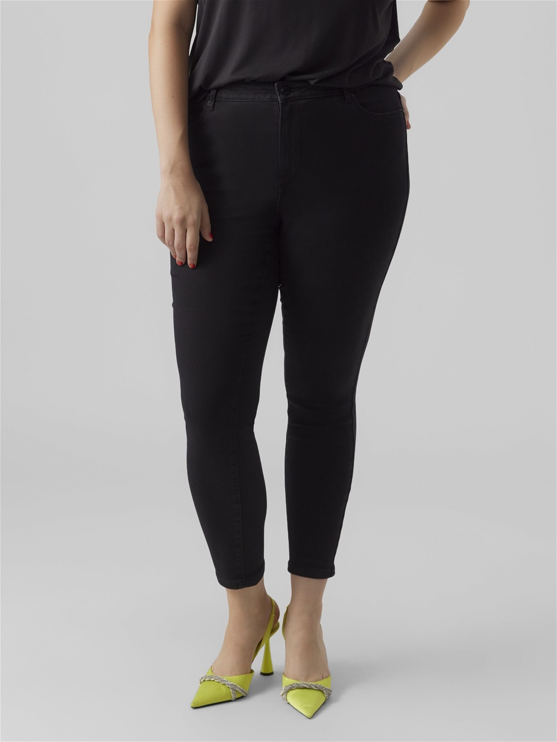 Vero Moda Curve Slim-fit-Jeans VMPHIA HR SK SOFT VI110 GA CUR NOOS