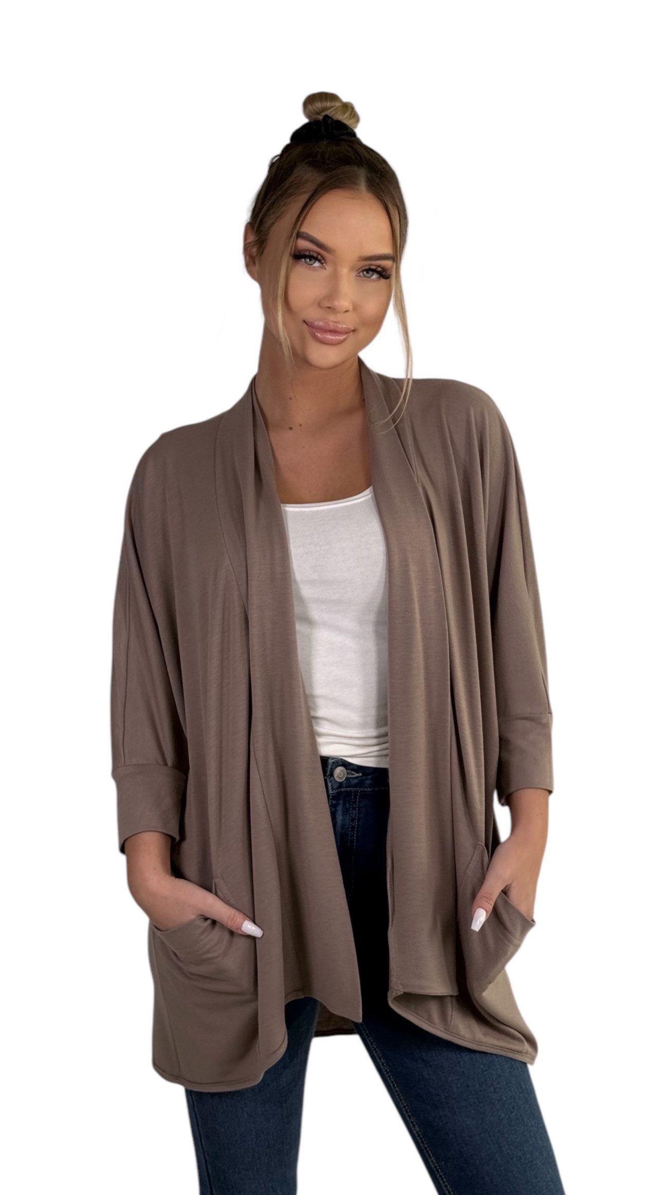 Mississhop Cardigan Damen Blazer Cardigan Jacke M. 5198