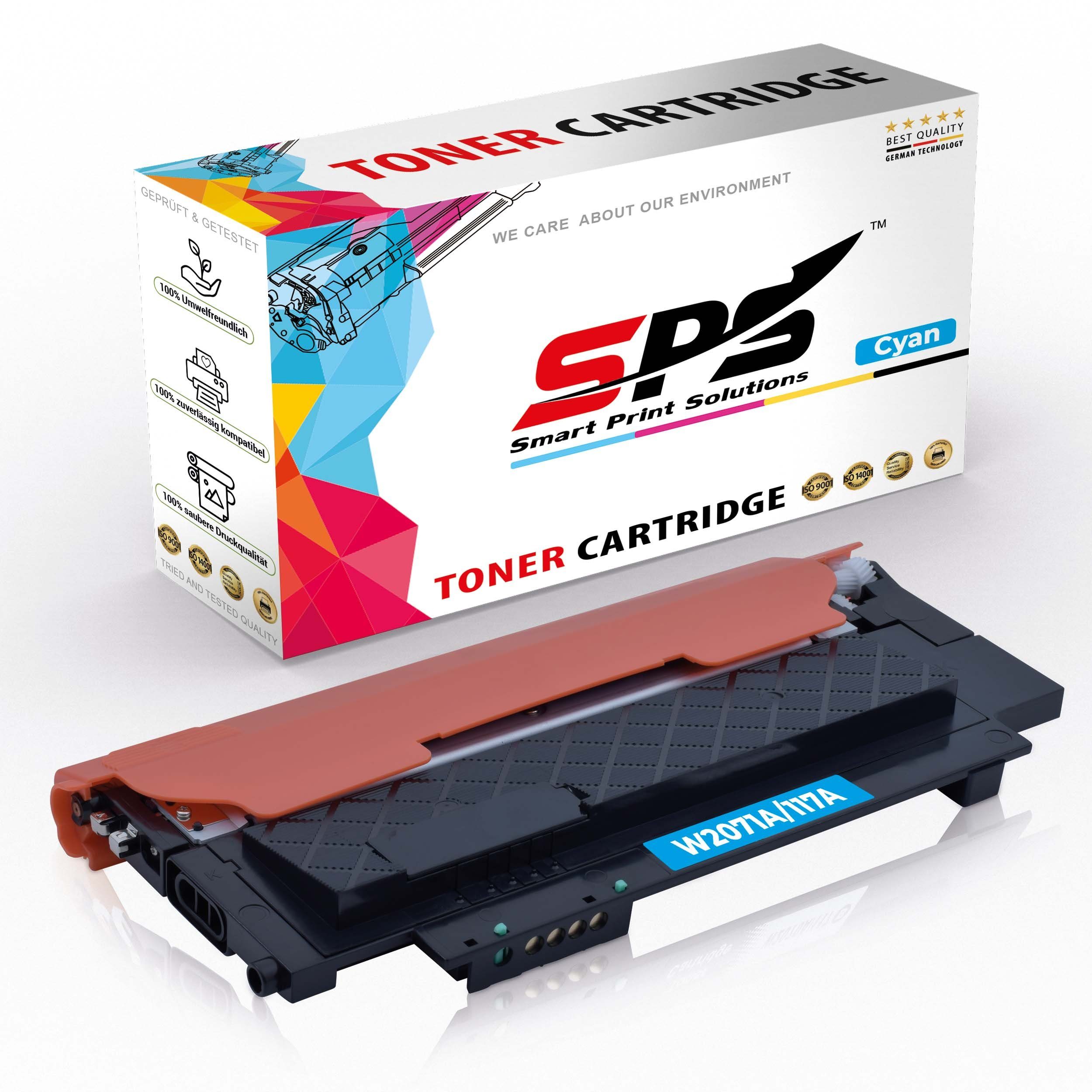 SPS Tonerkartusche Kompatibel für HP Color Laser 150NW (4ZB95A) 117A, (1er Pack, 1 x Toner (Für HP W2071A Cyan)