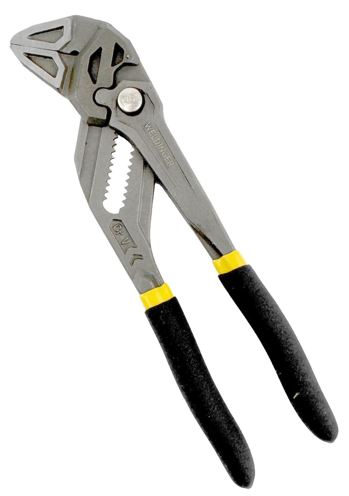 WELDINGER Greifzange Zangenschlüssel 180 mm 7" gesenkgeschmiedet Fingerklemmschutz