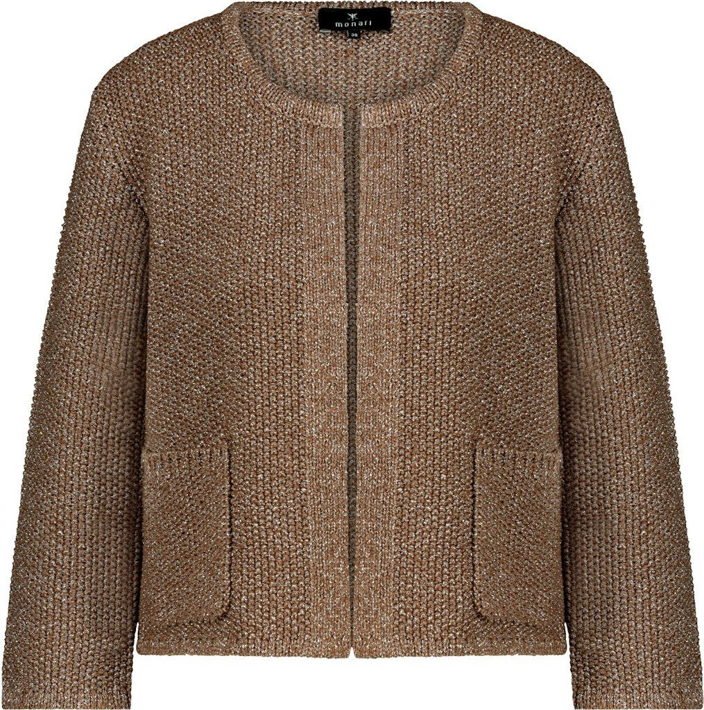 Monari Outdoorjacke Jacke mit Reiskornmuster brandy günstig online kaufen