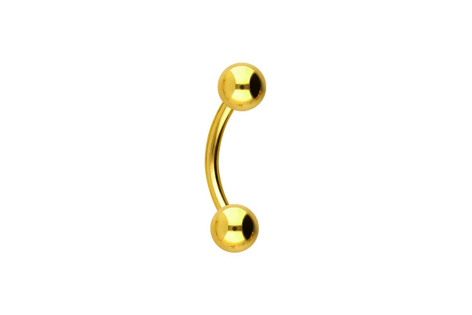 PIERCINGLINE Bauchnabelpiercing Titan Banane (Bananen, 1-tlg) günstig online kaufen