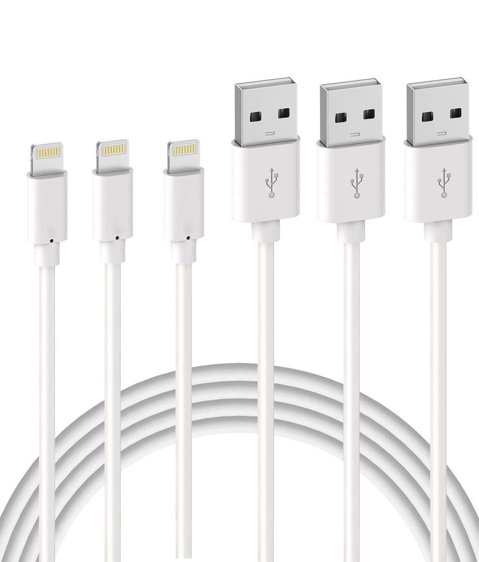 Ulinek USB-Kabel, USB A auf Lightning (200 cm), Ulinek 3Pack 2m iPhone  Ladekabel, MFi Zertifiziert