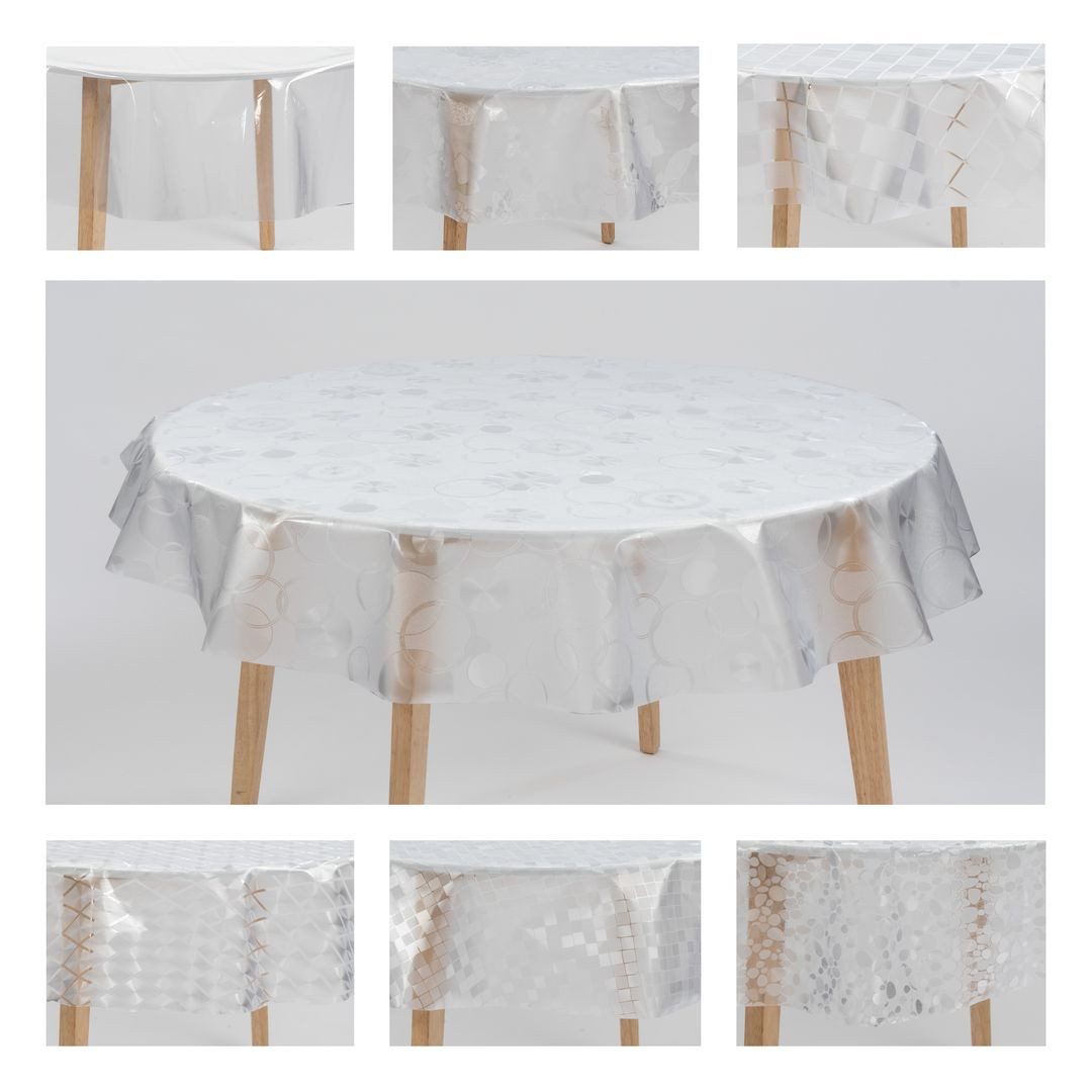 laro Tischdecke Tischdecke rund transparent – PVC, wasserdicht, Ø 140 cm günstig online kaufen