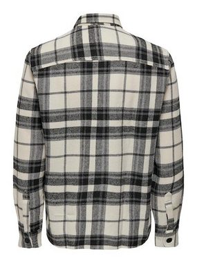 ONLY & SONS Langarmhemd ONSMILO LIFE OVR CHECK LS SHIRT NOOS